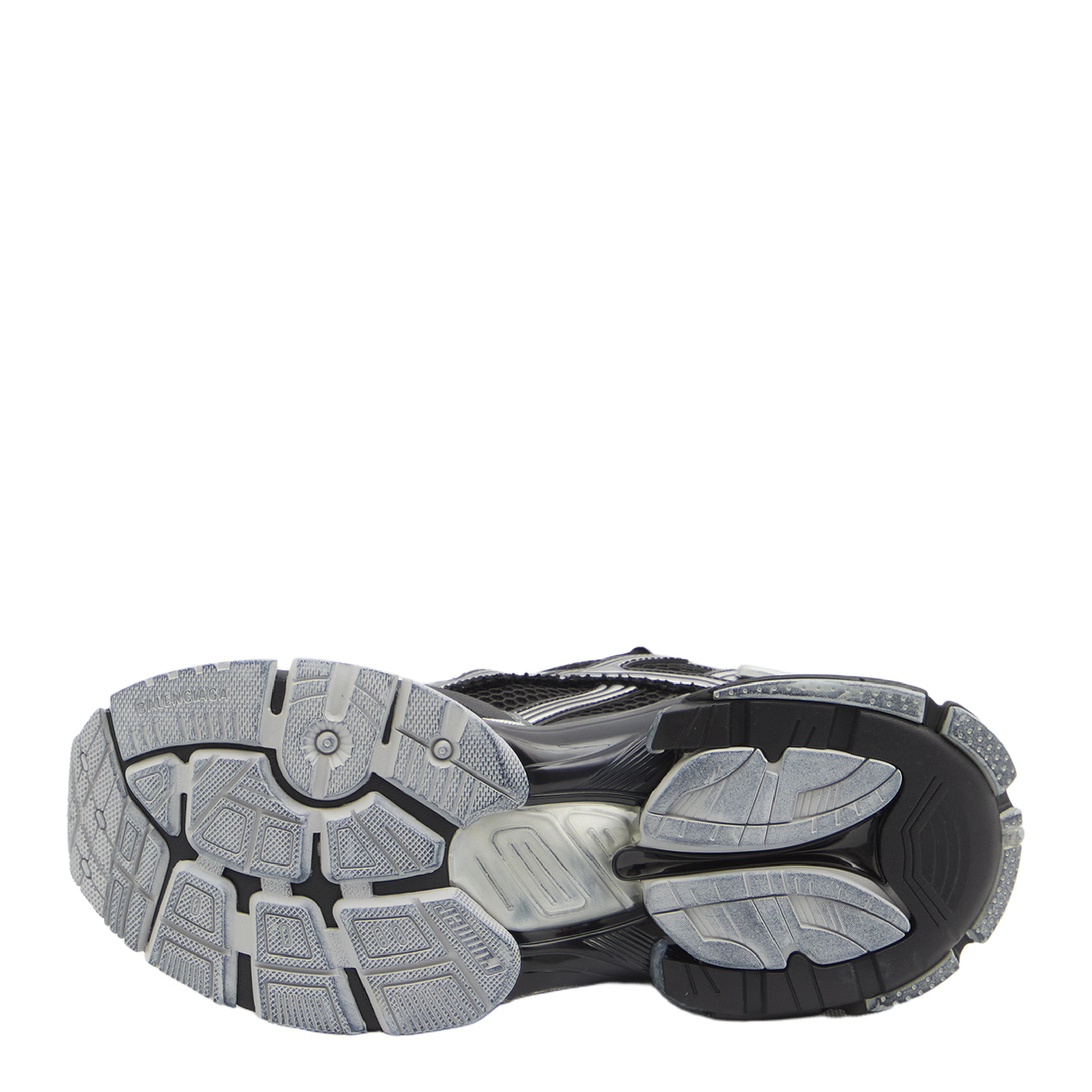 Runner Sneaker in Black/Silver - Image 4