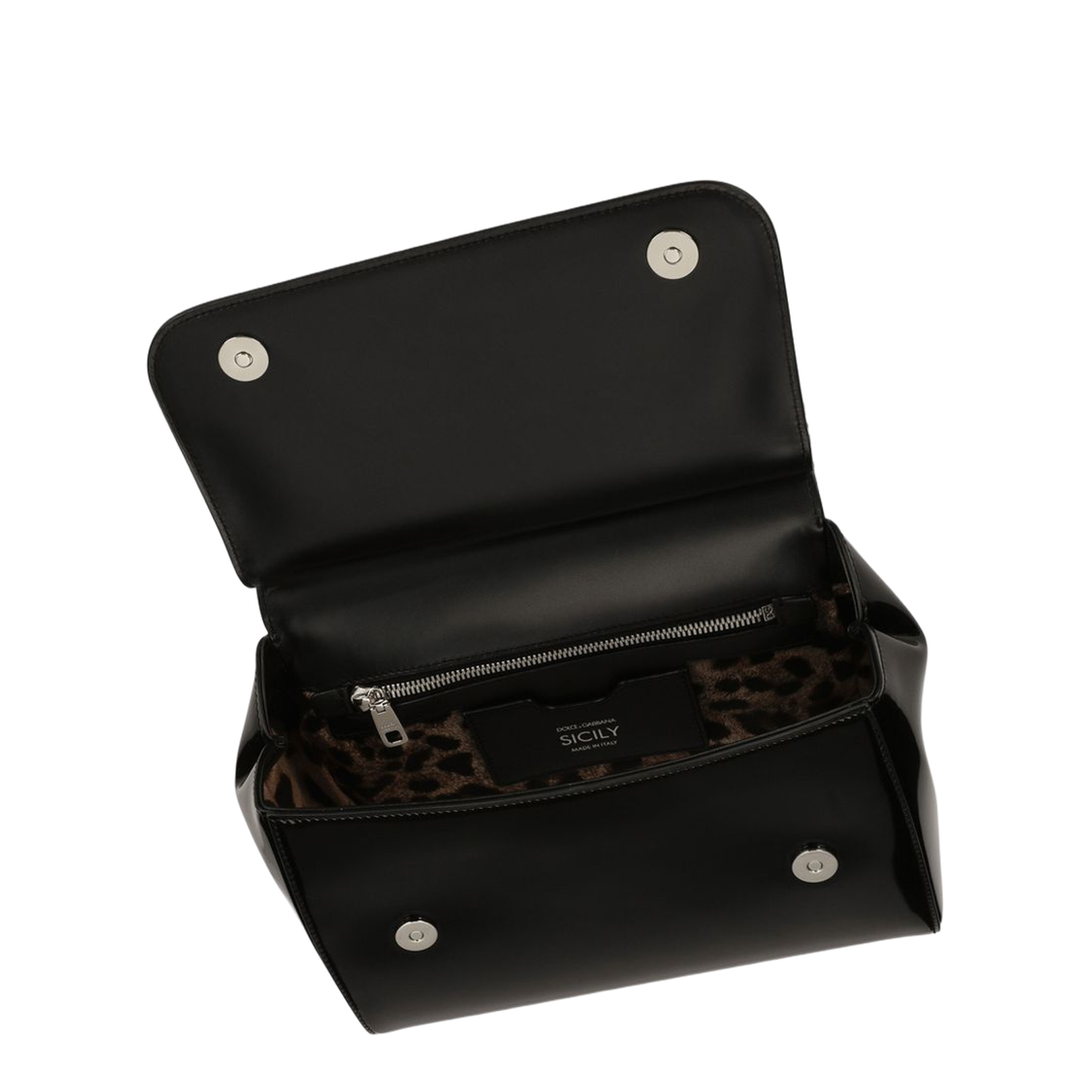 Large Sicily Handbag in Black - Image 3