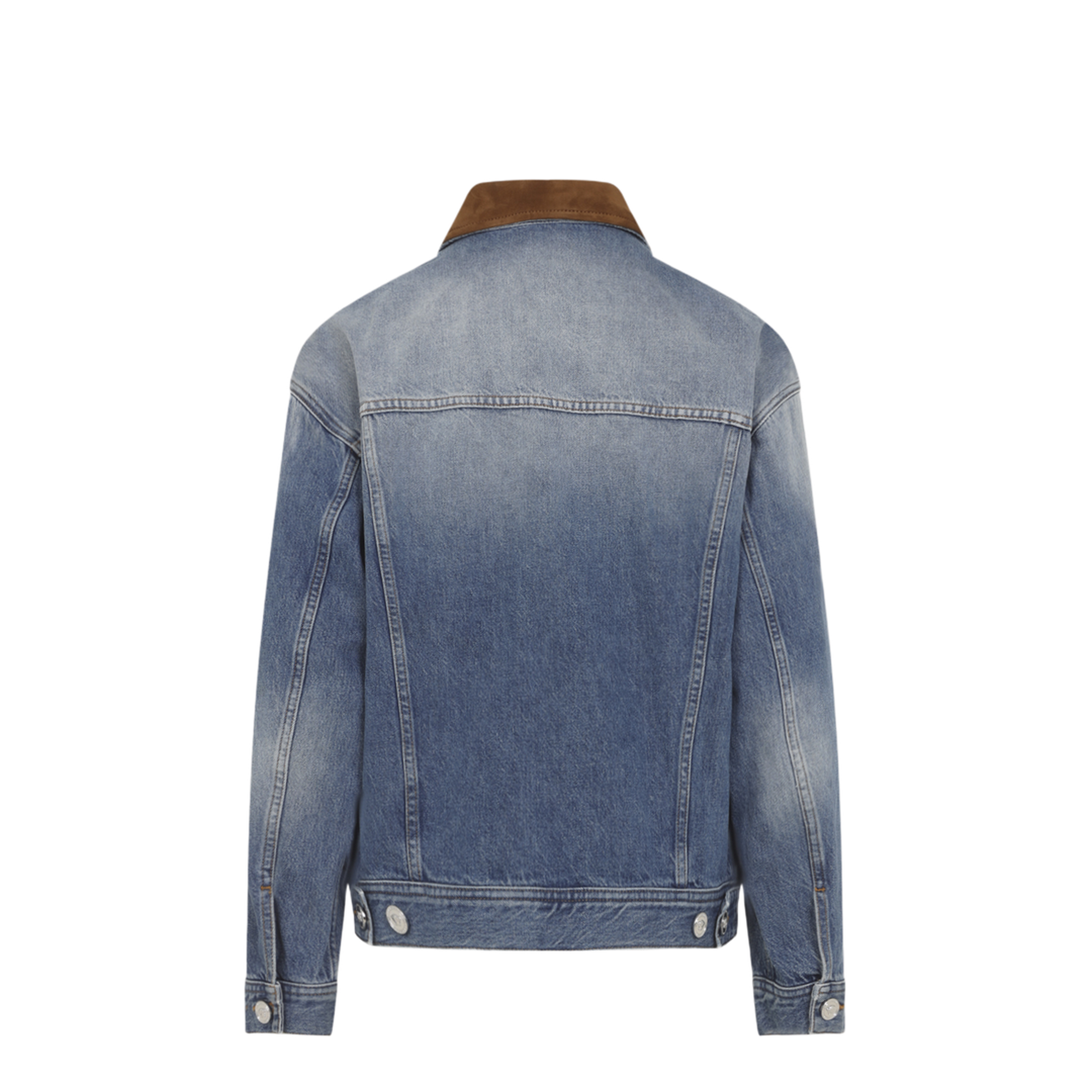 Denim Stone Wash Blouson - Image 4