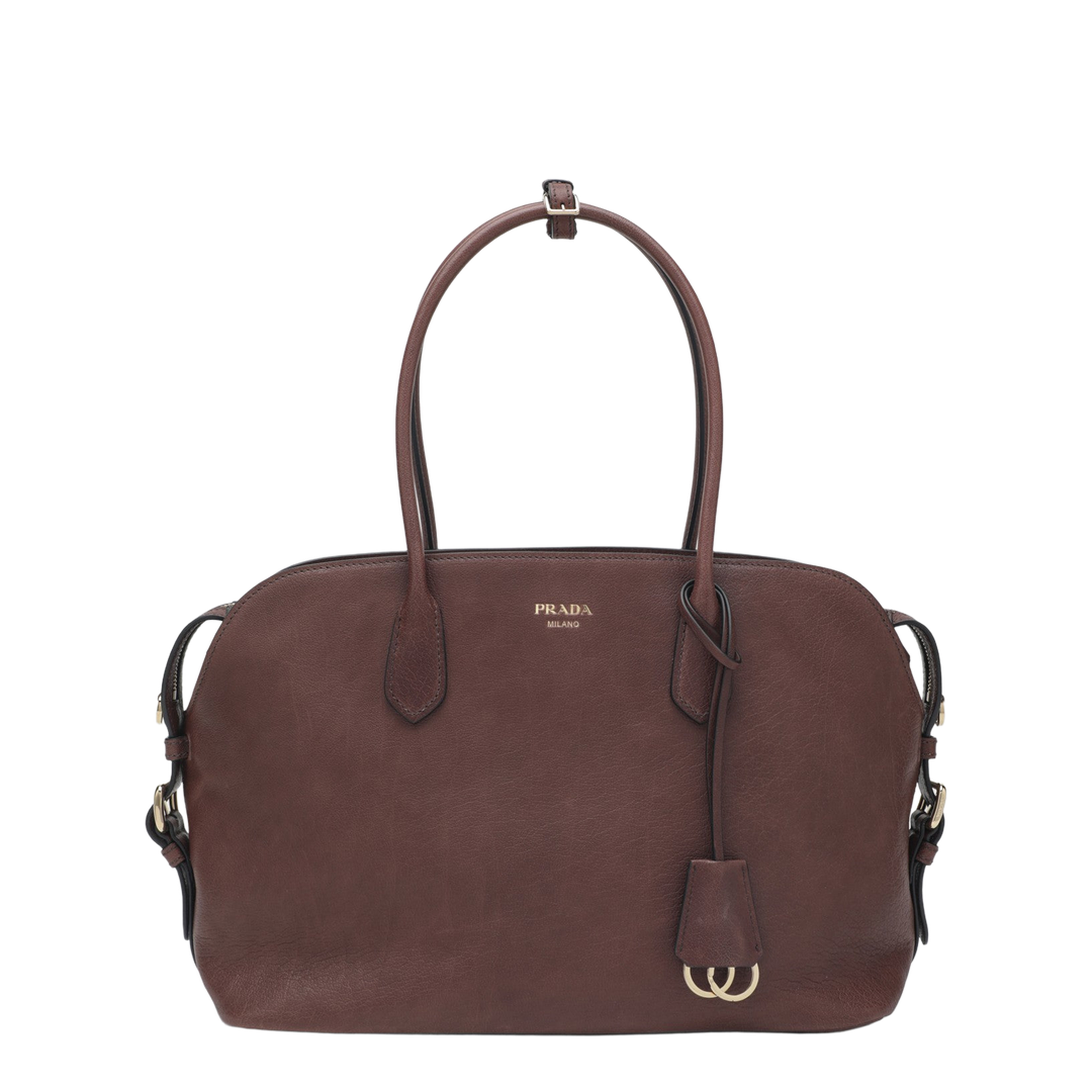 Large Leather Tote Bags - Cocoa - Image 1