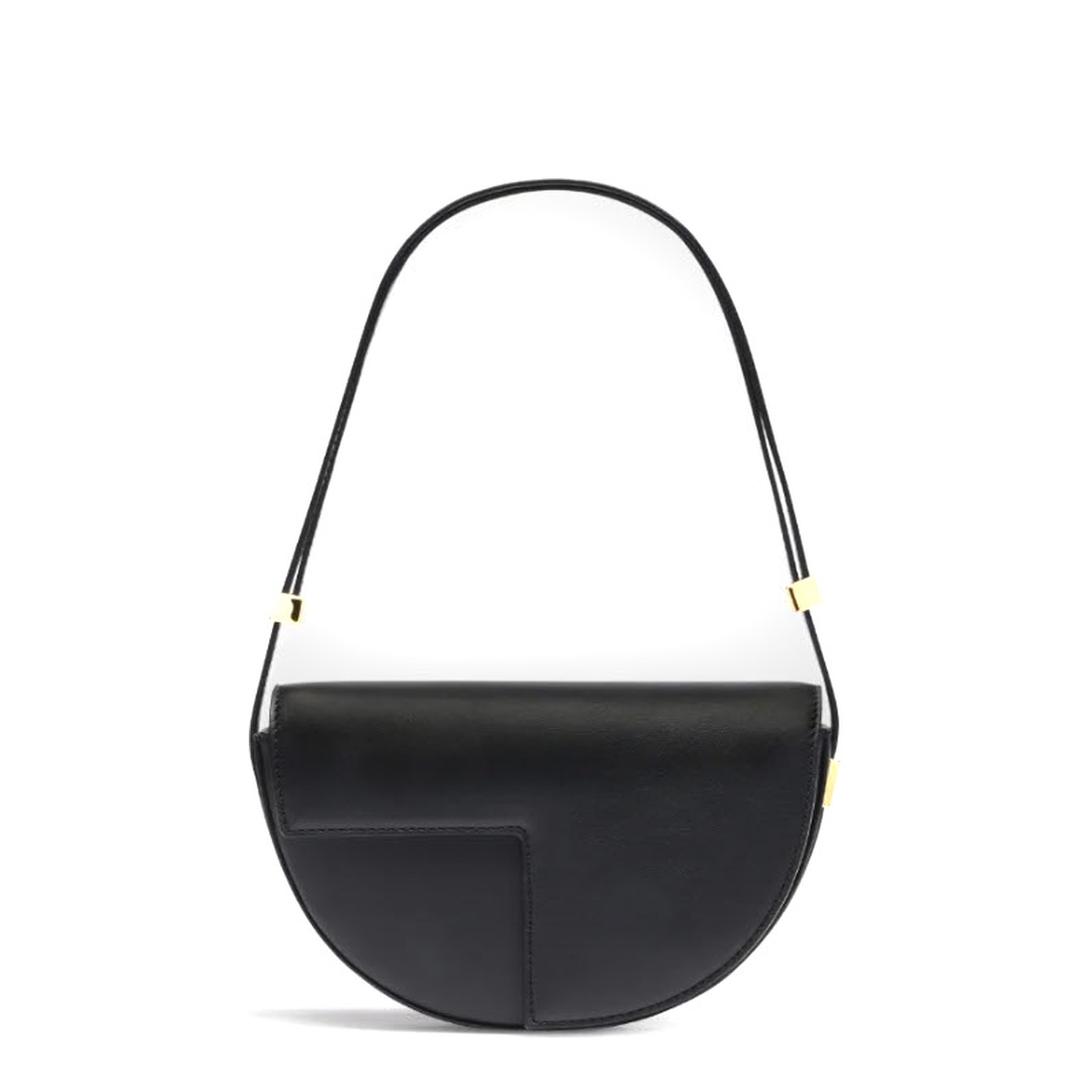 Le Petit Patou Small Calf Leather Shoulder Bag - Black - Image 1