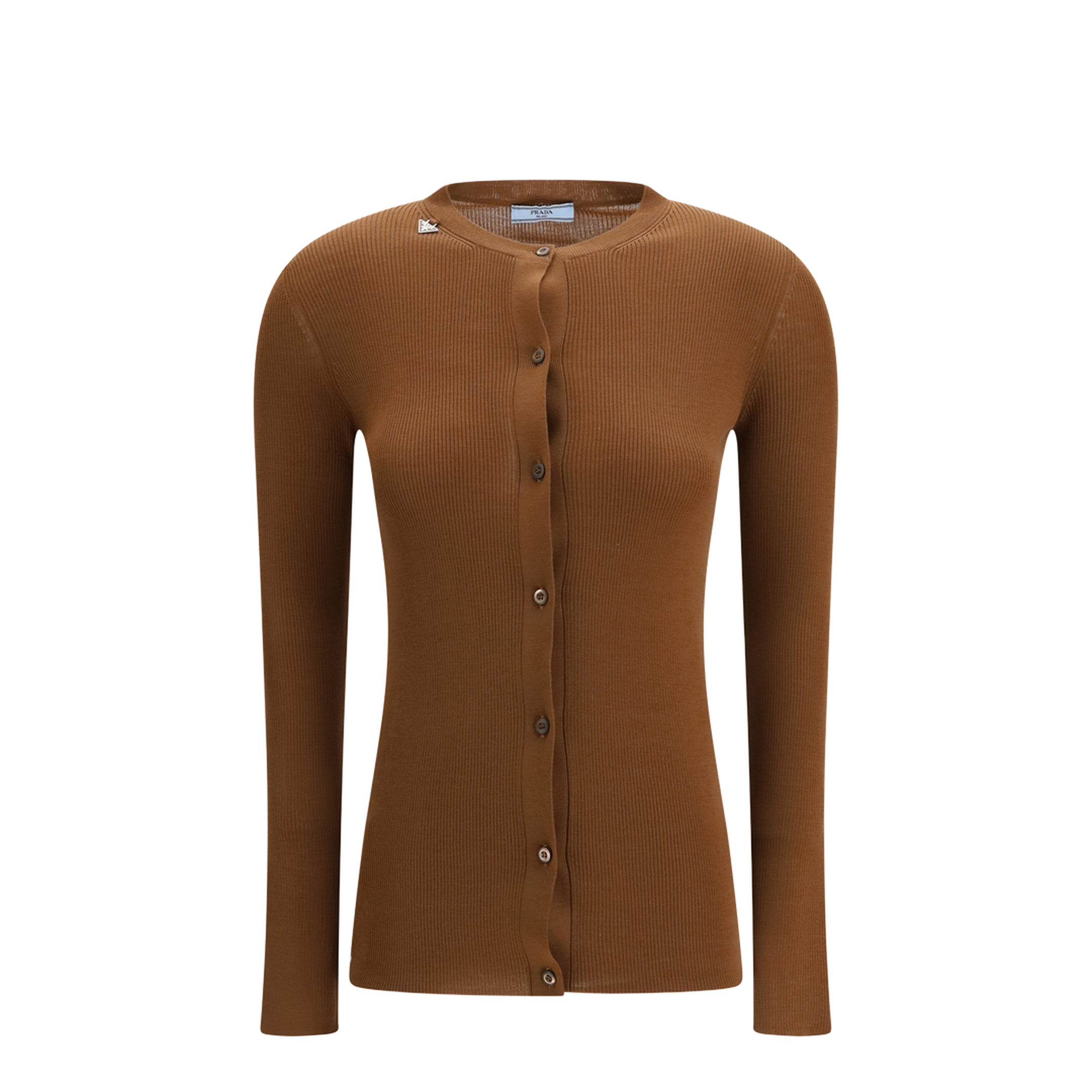 Ribbed Wool Cardigan - Image 1