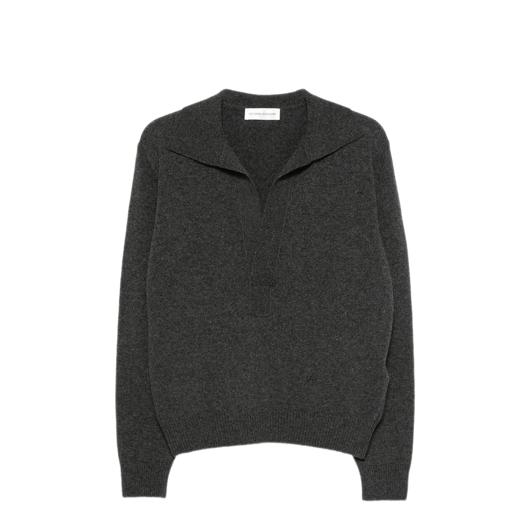 Genevieve Polo Jumper in Merino Wool - Image 10