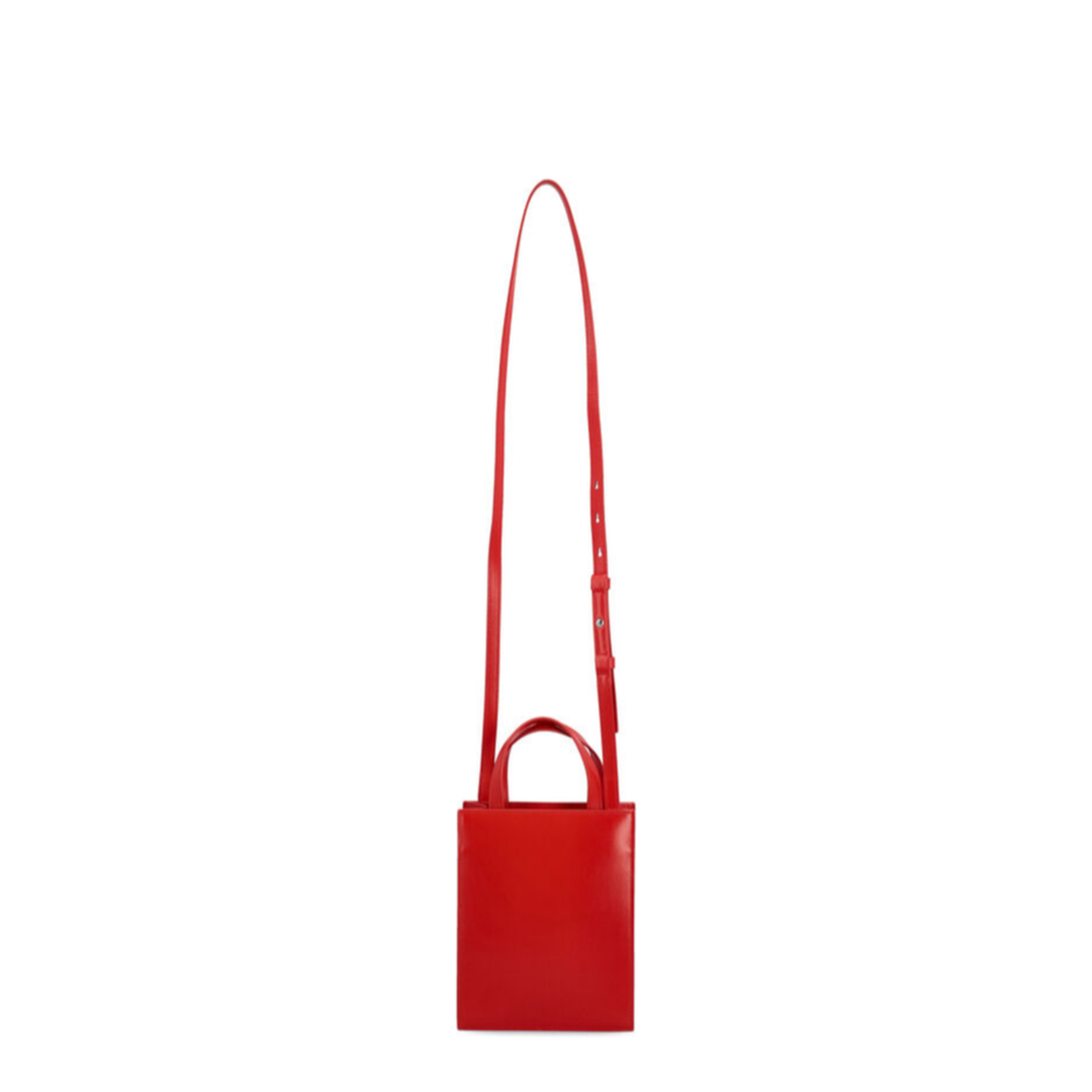Mini Calfskin Clutch - Flame Red - Image 5