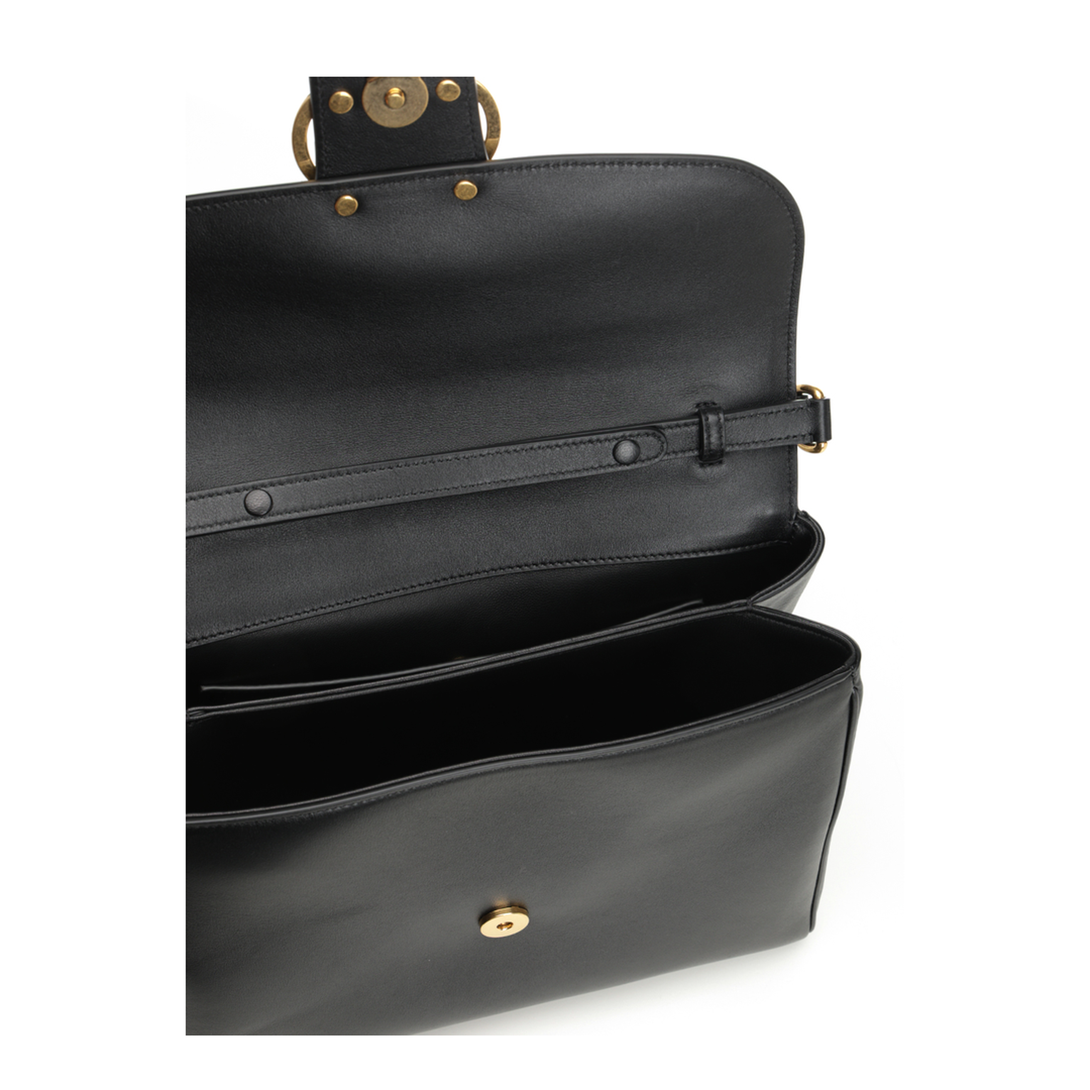 9To5 Medium Calfskin Top Handle Bag - Black - Image 4