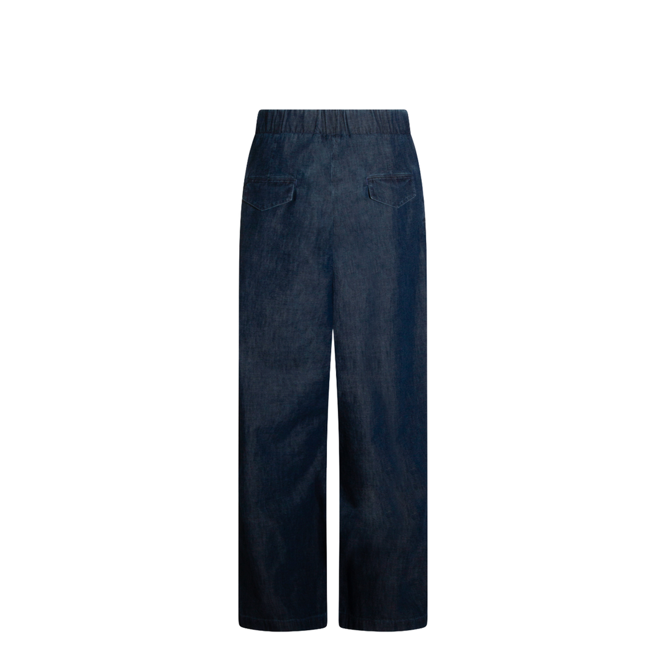 Cotton Wide-Leg Trousers - Image 3