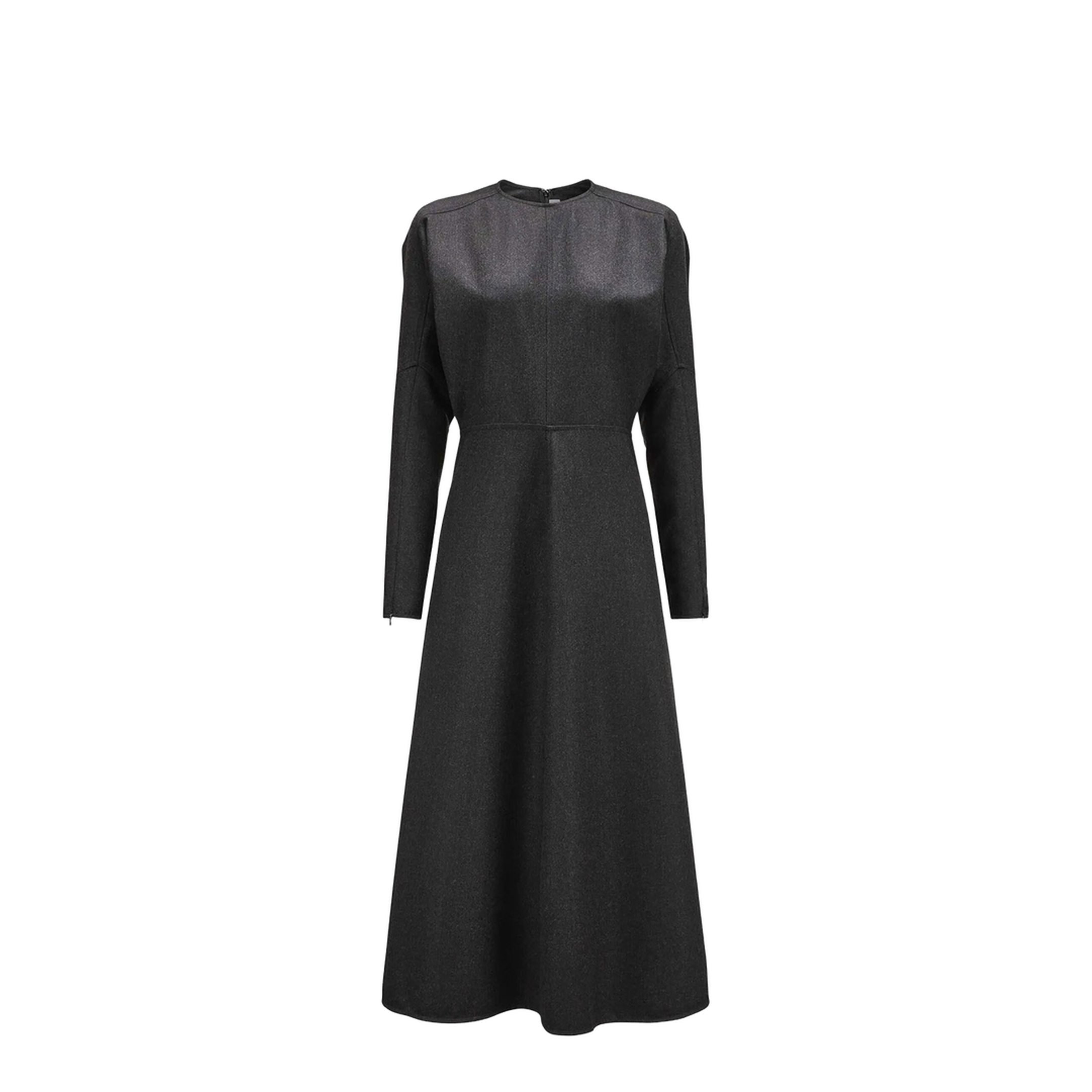 Dolman Wool Midi Dress - Image 1