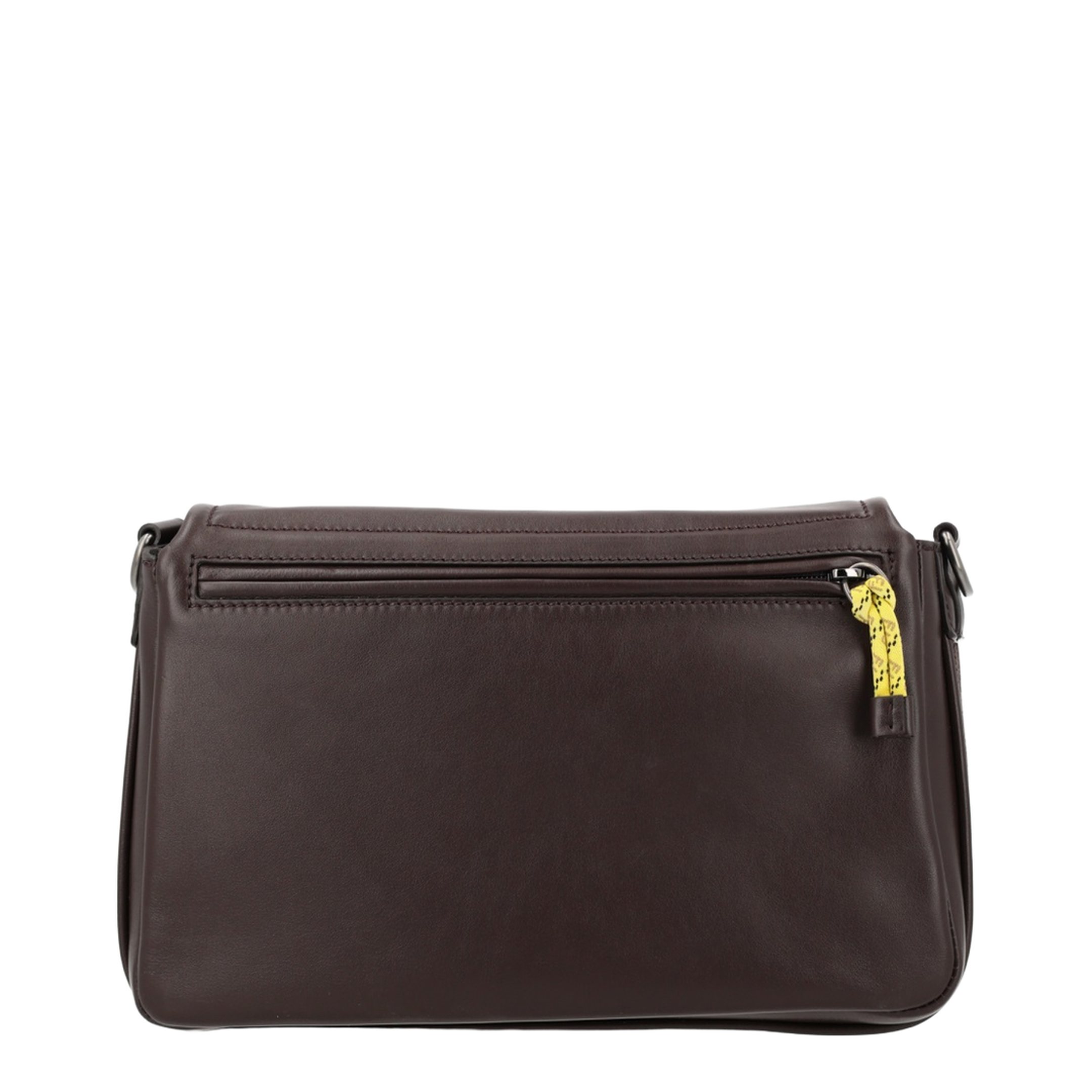 Flux Calf Leather Messenger Bag - Chocolate Brown - Image 2