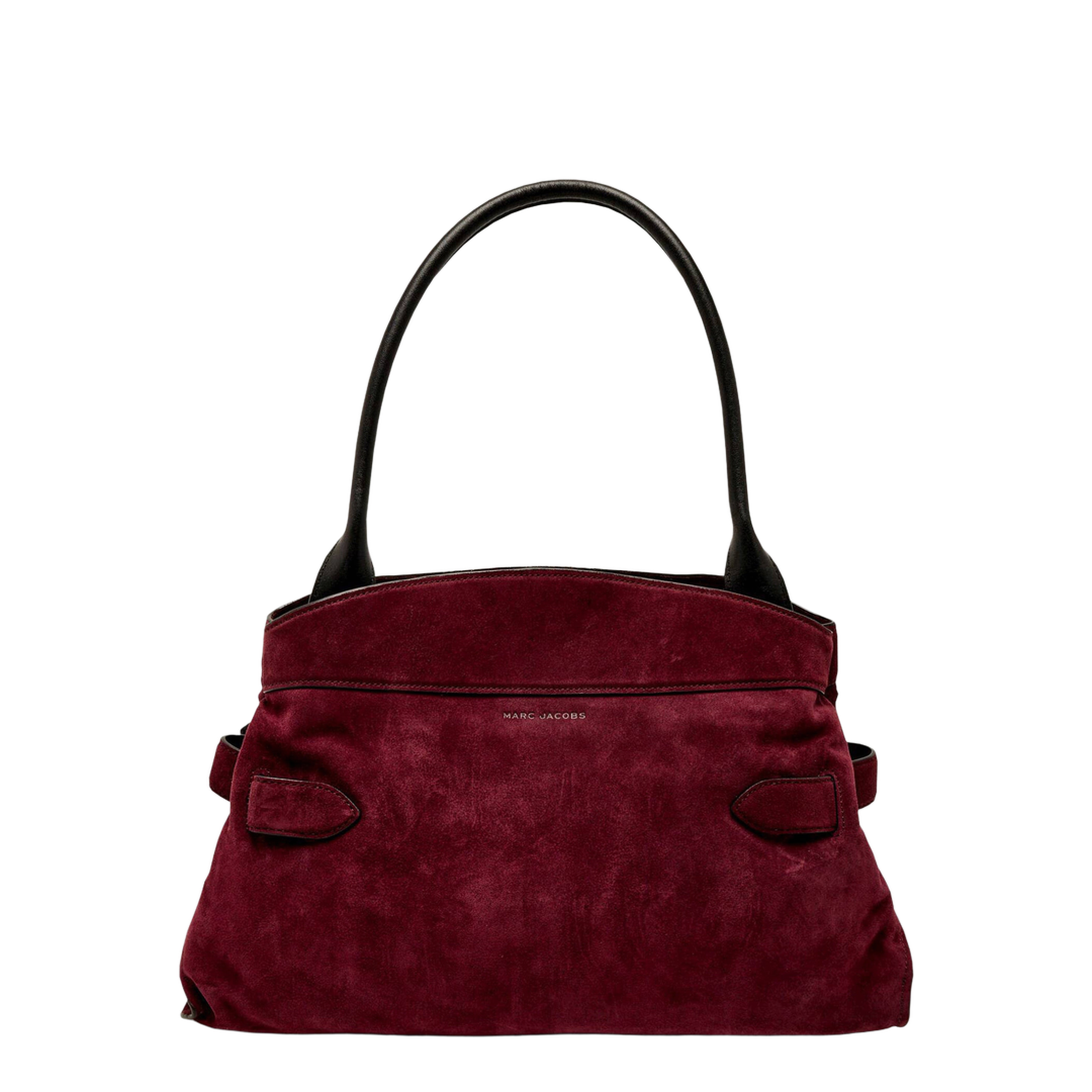 Dakota Suede Satchel - Dark Plum - Image 2
