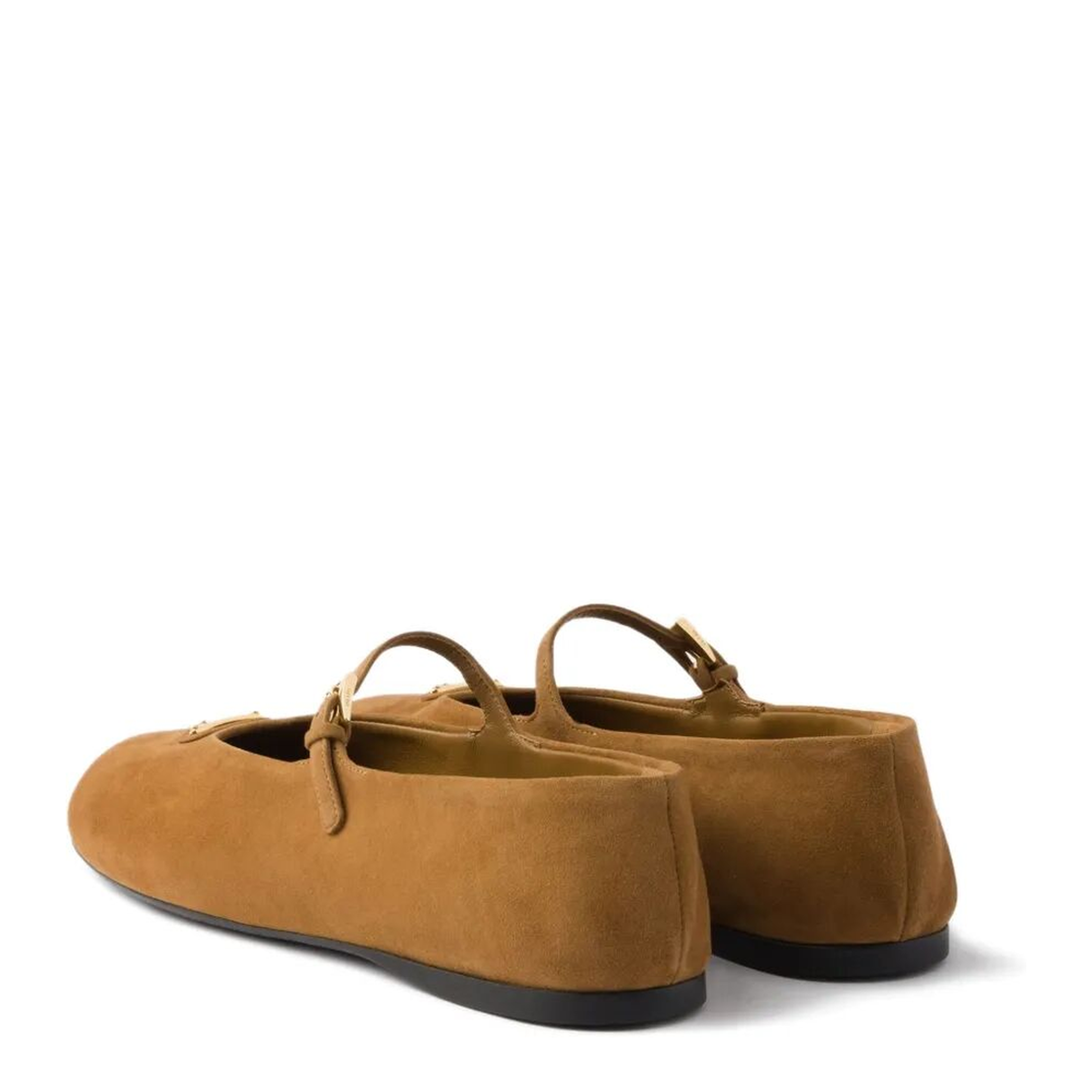 Round Toe Suede Ballerinas - Image 4