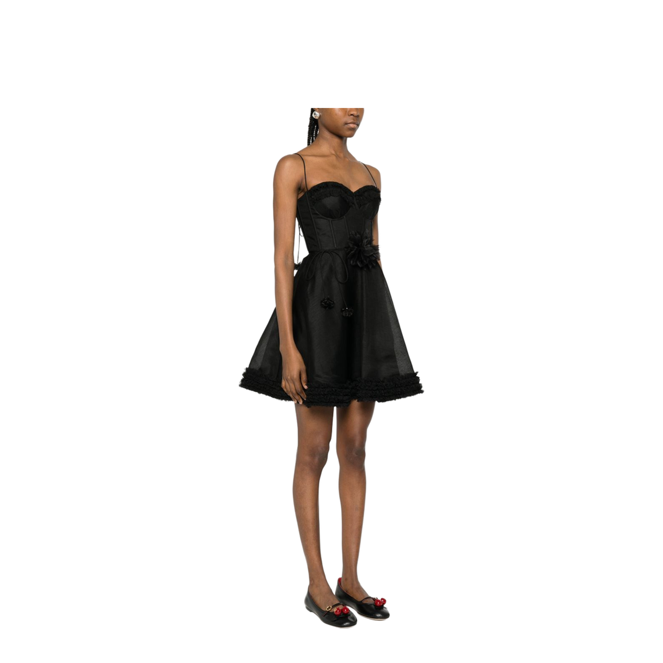 Luna Ruffle Mini Dress - Image 3