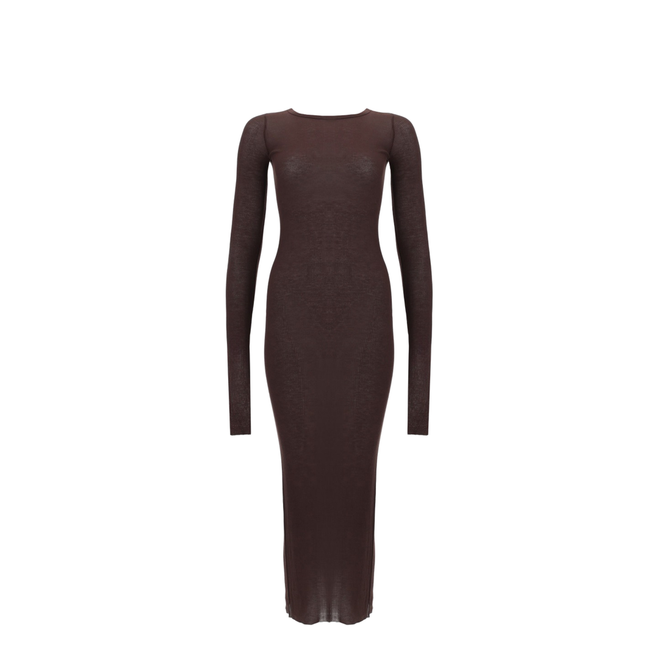 Long-Sleeved Midi Dress - Image 1