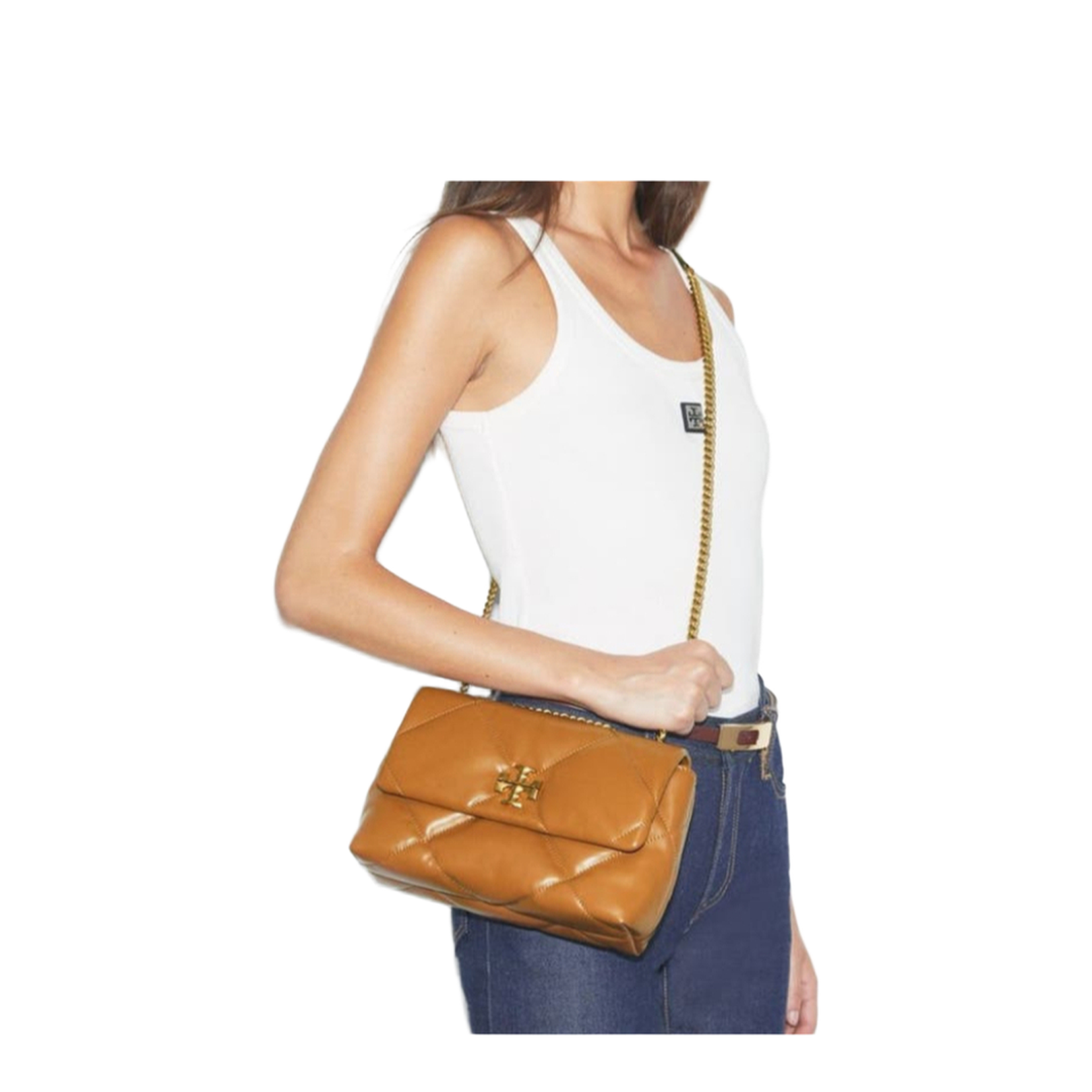 Kira Diamond Quilt Small Convertible Shoulder Bag - Image 4