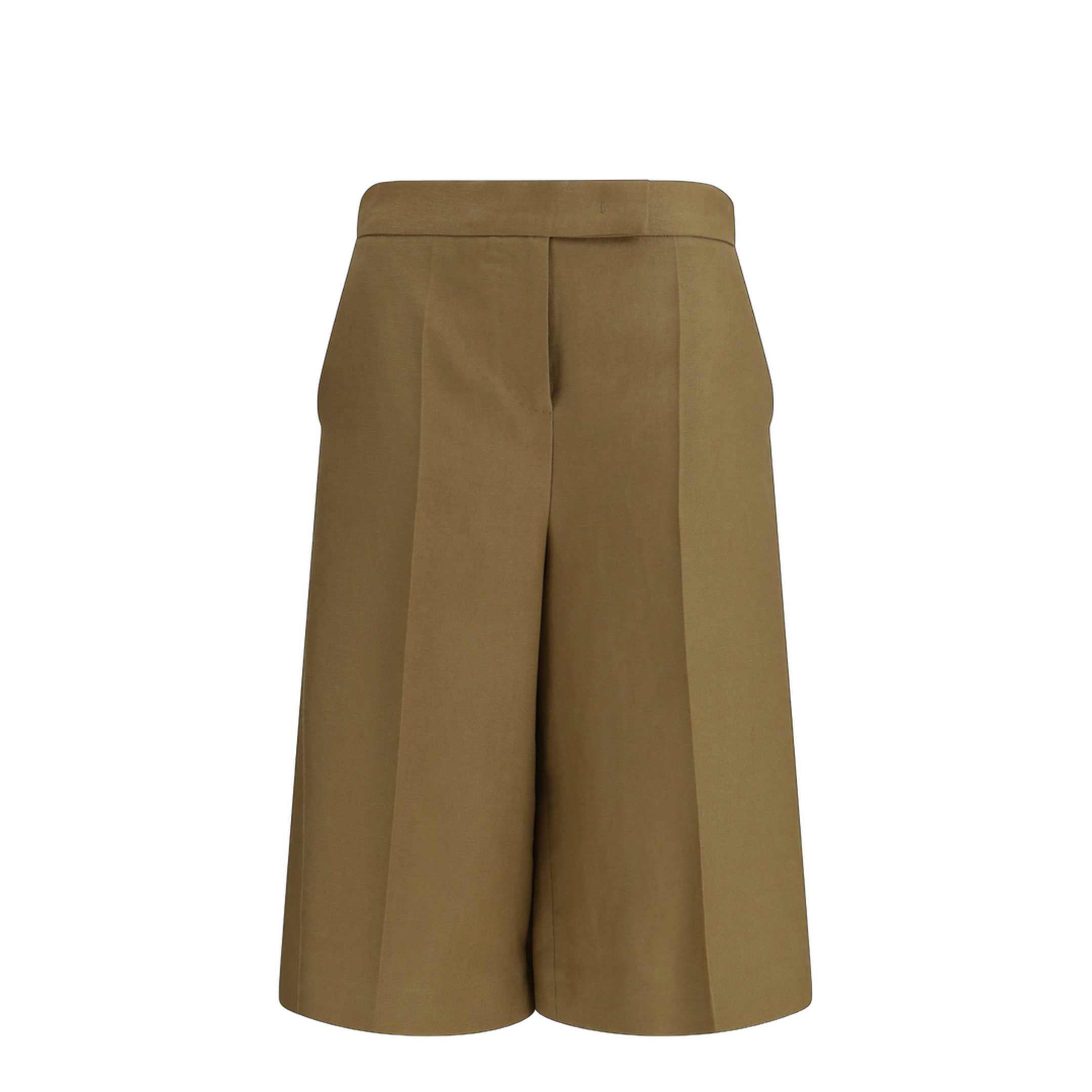 Linen Bermuda Shorts - Image 1