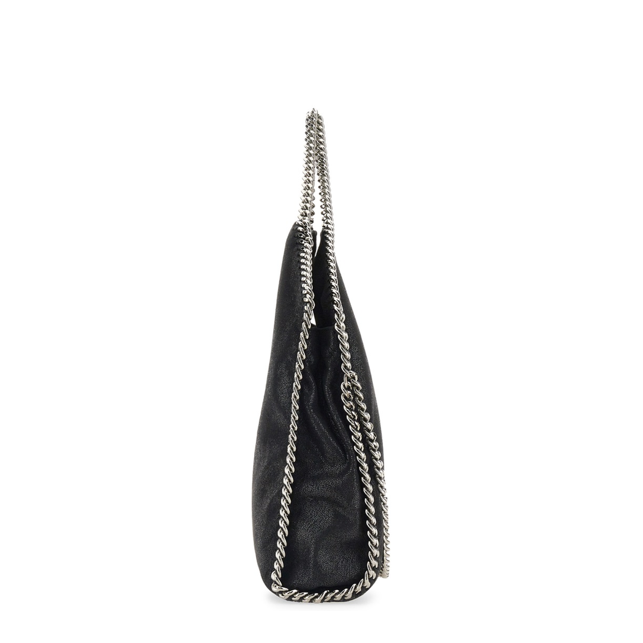 Falabella Fold-Over Shaggy Deer Tote Bag - Black - Image 10