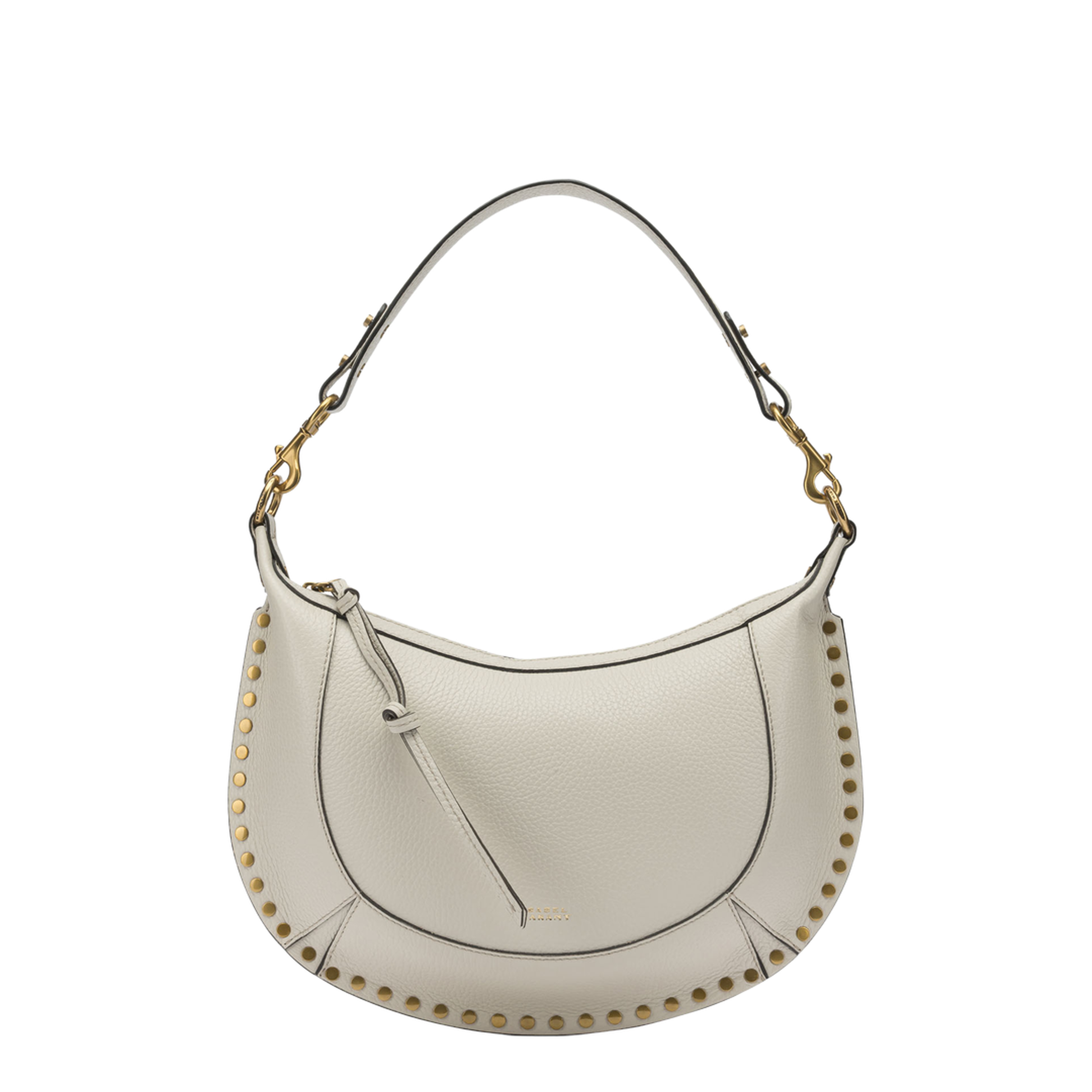 Naoko Calfskin Shoulder Bag - Cream - Image 1