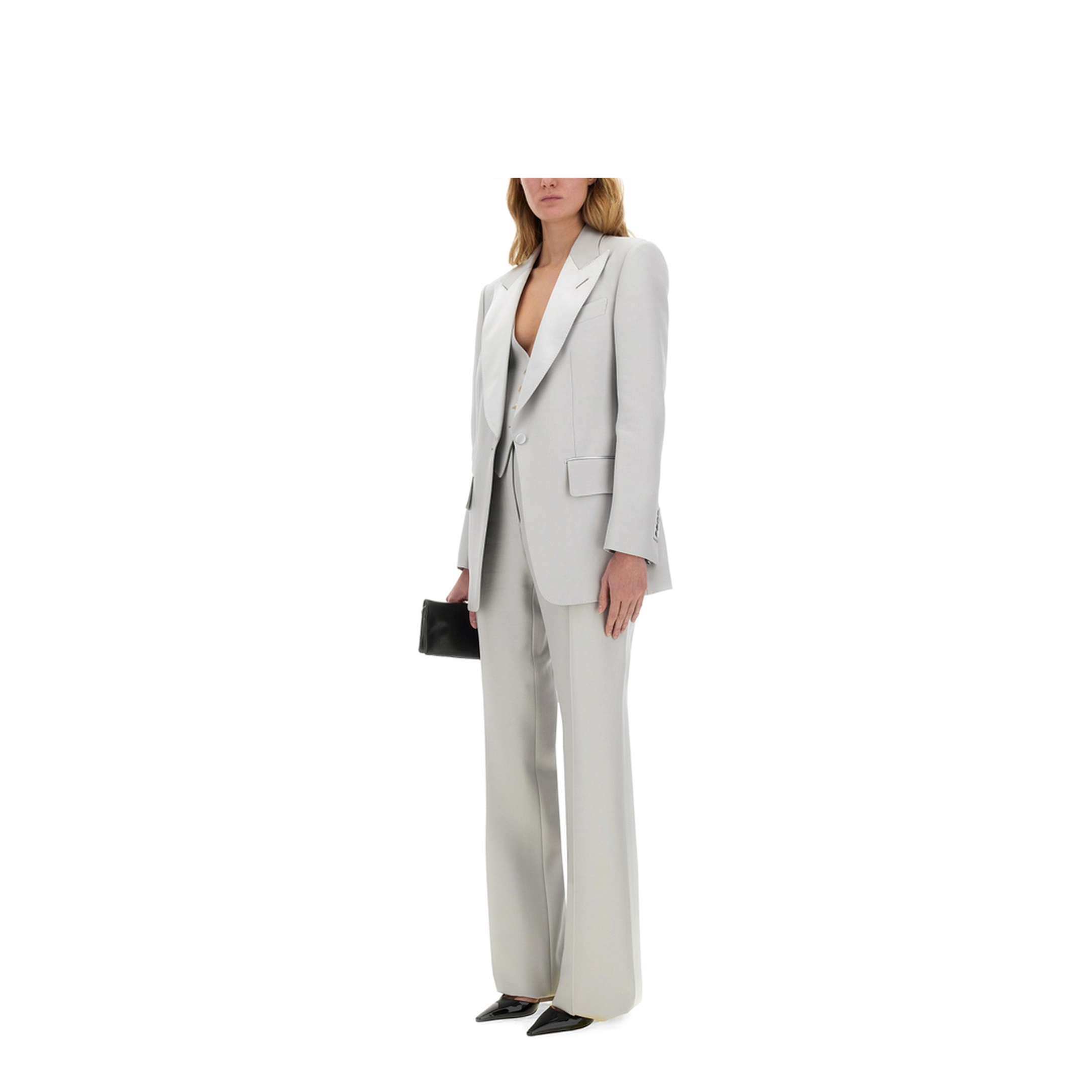 Single-Breasted Tuxedo Jacket - Image 2