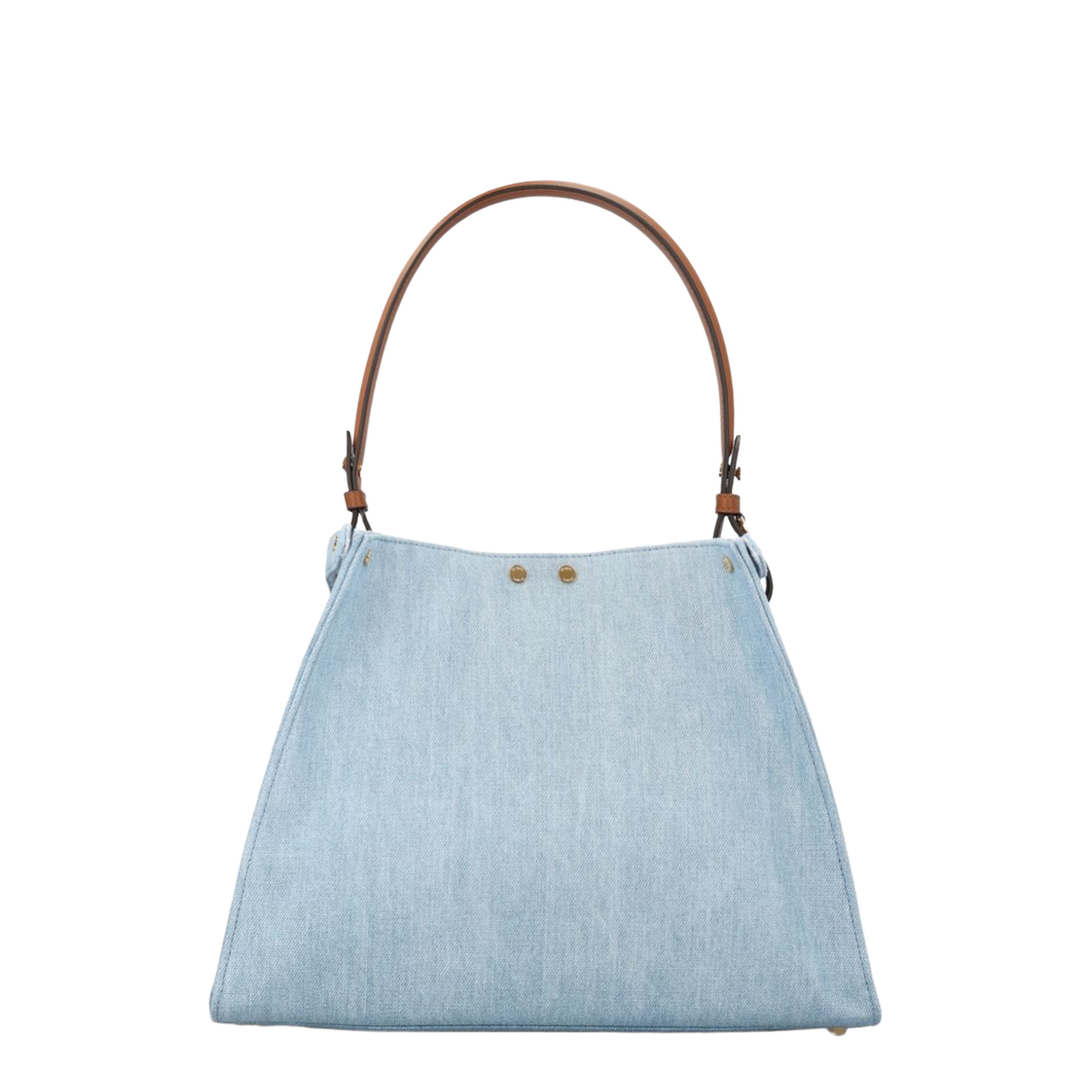 Way Medium Denim Tote - Light Blue Denim - Image 3