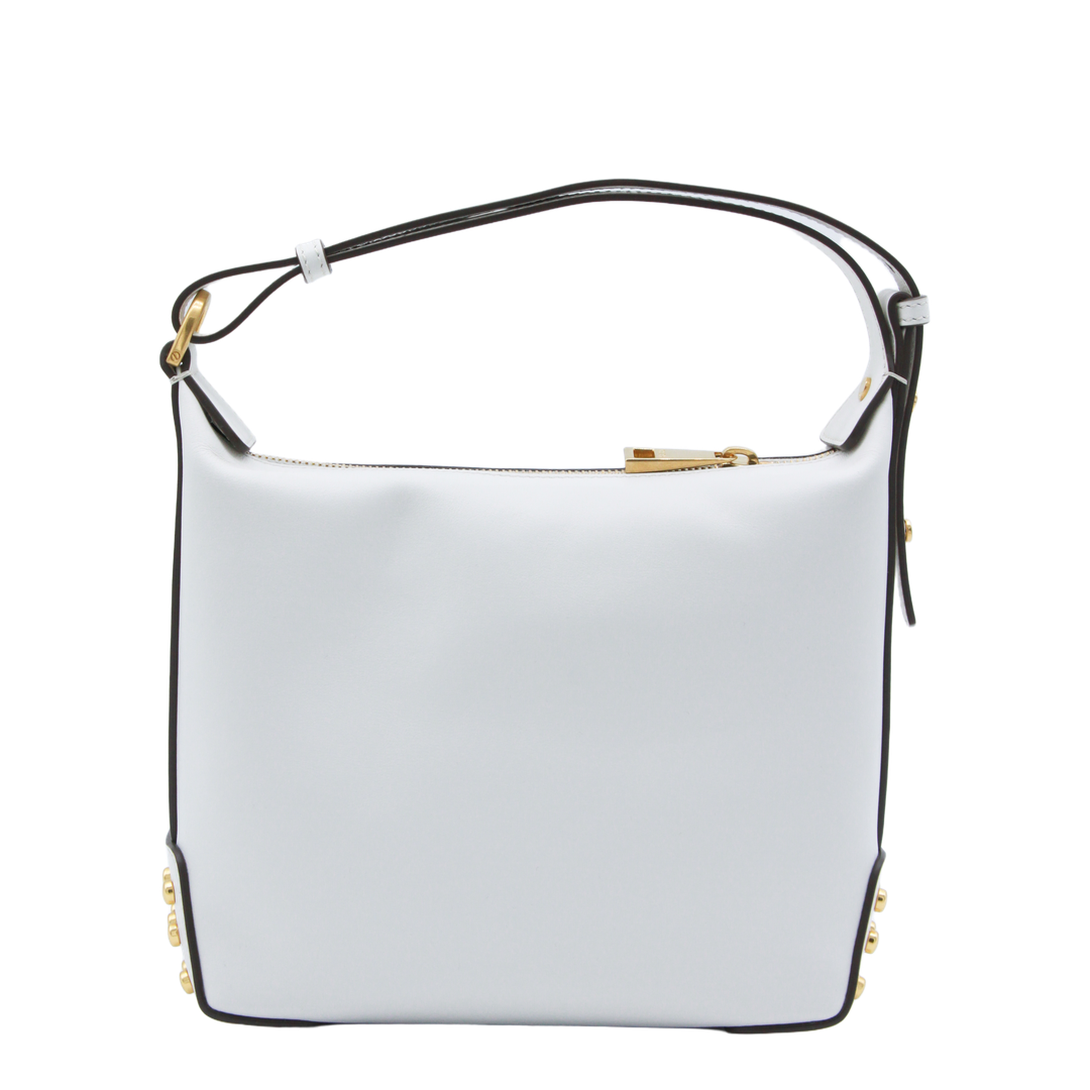 Mini Calf Leather Shoulder Bag - White - Image 6