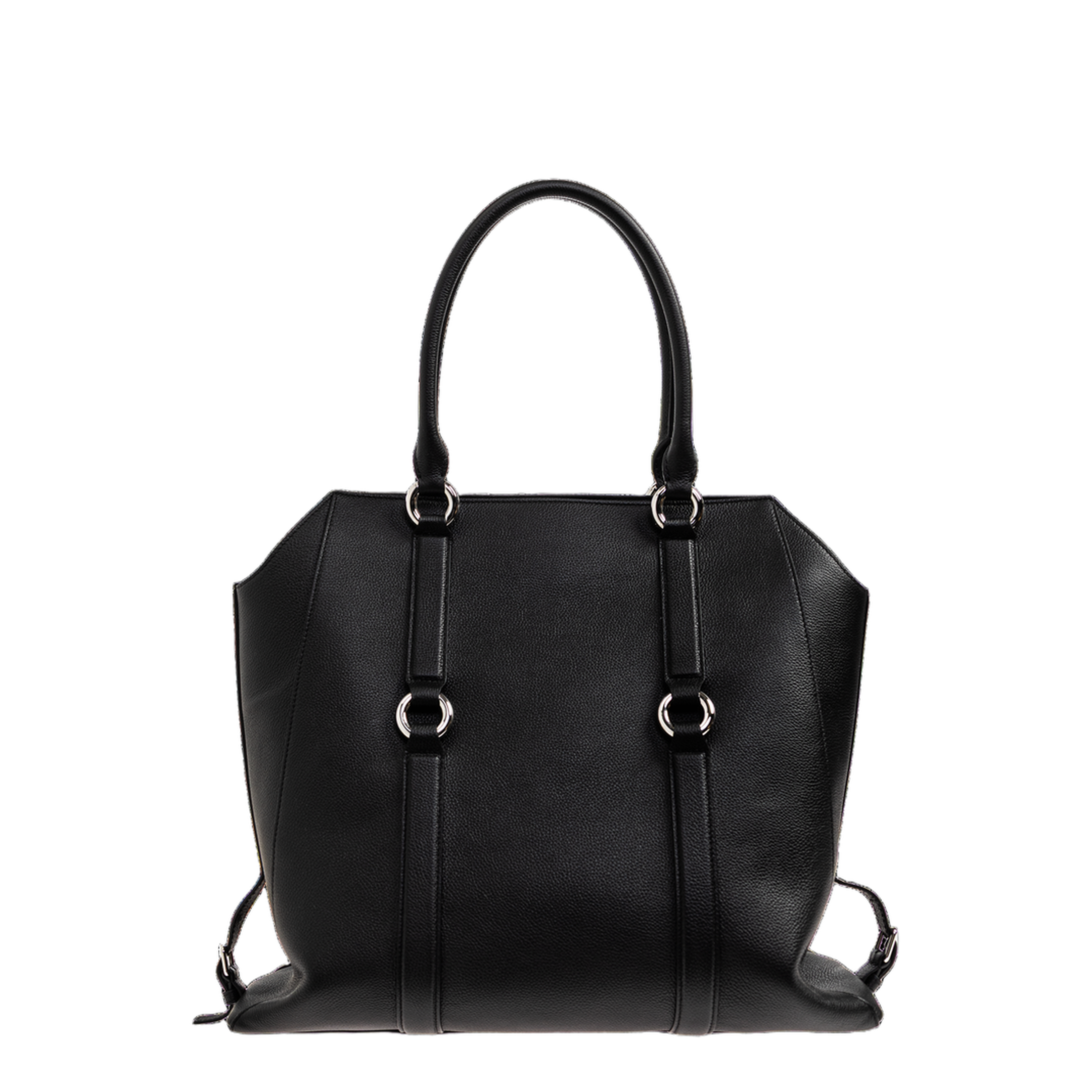Farringdon Calfskin Shopper Bag - Black - Image 3