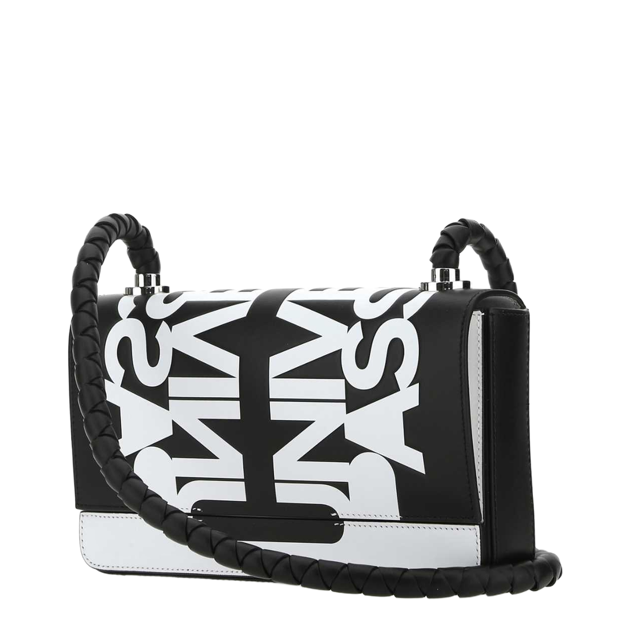 Two-tone Leather Crossbody Bag - Image 2