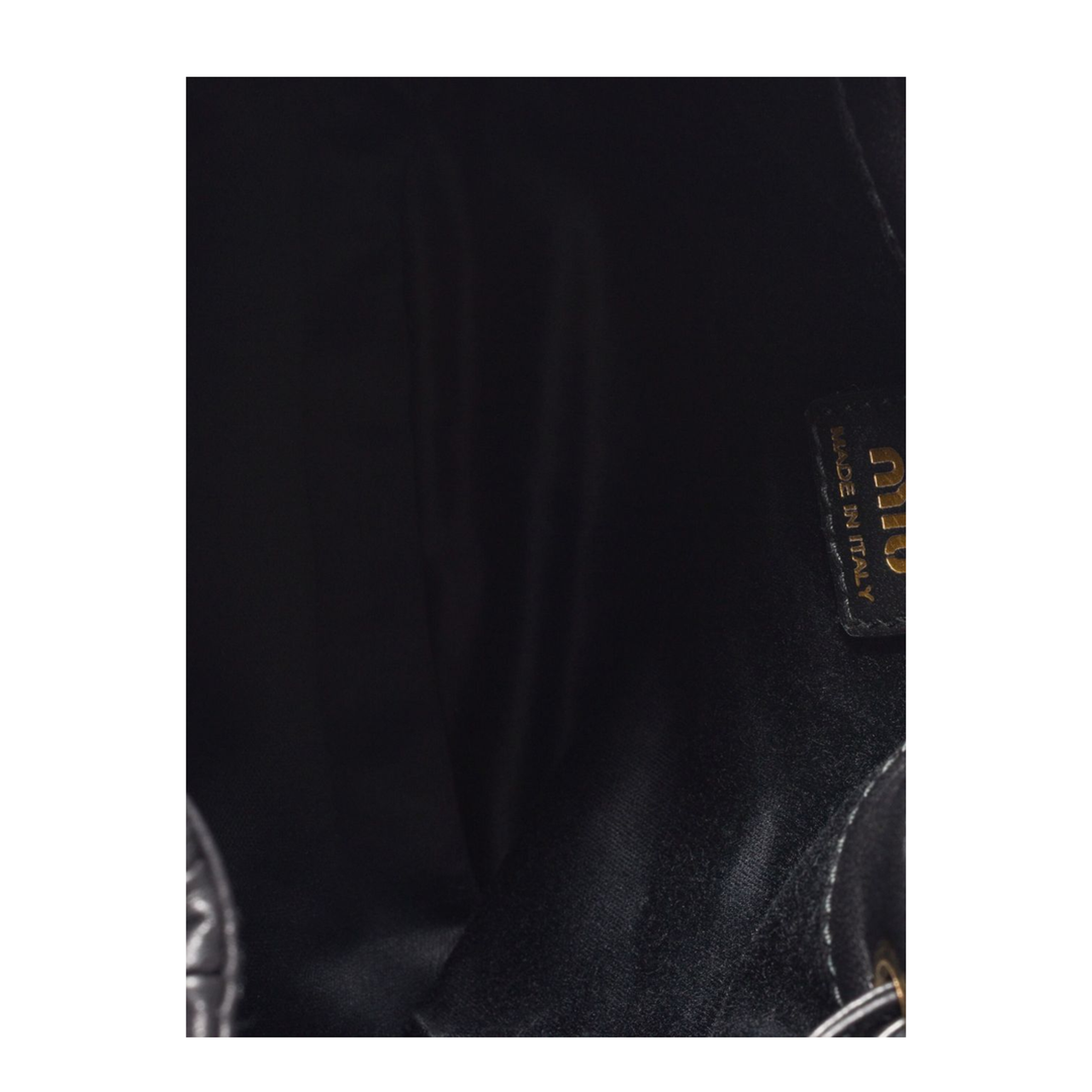 Black Nappa Leather Pouch - Image 2