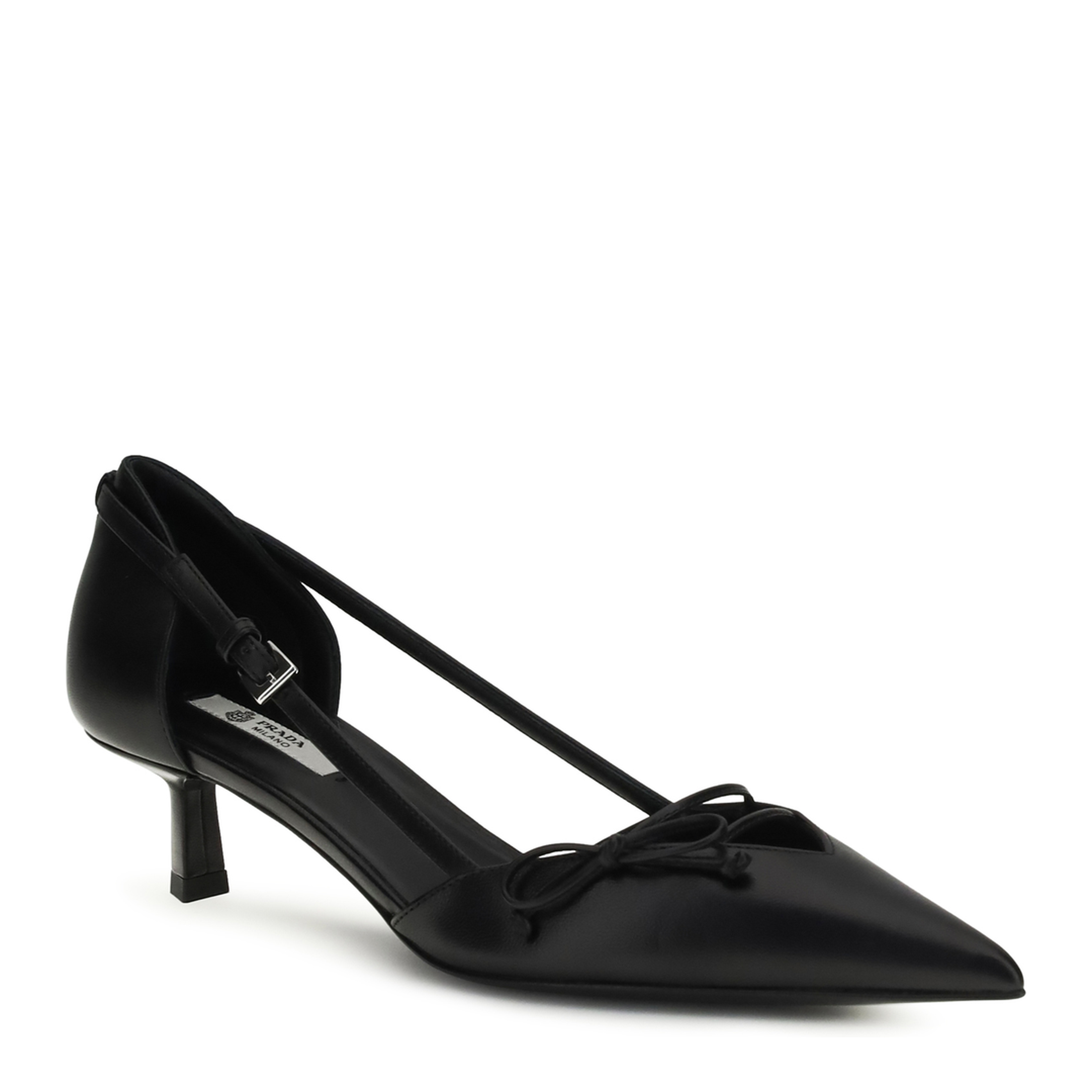 Side-cut Leather Pumps - Image 2