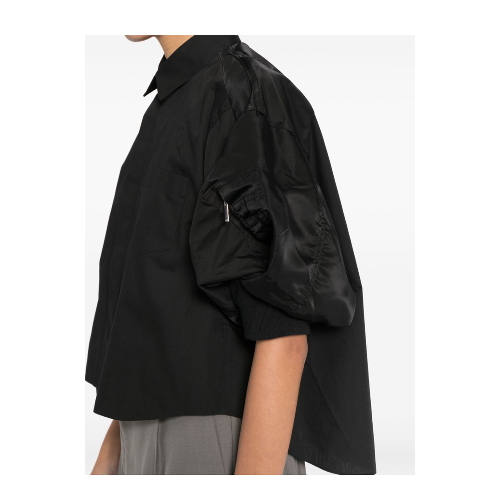 Cotton Poplin x Nylon Twill Shirt - Image 2