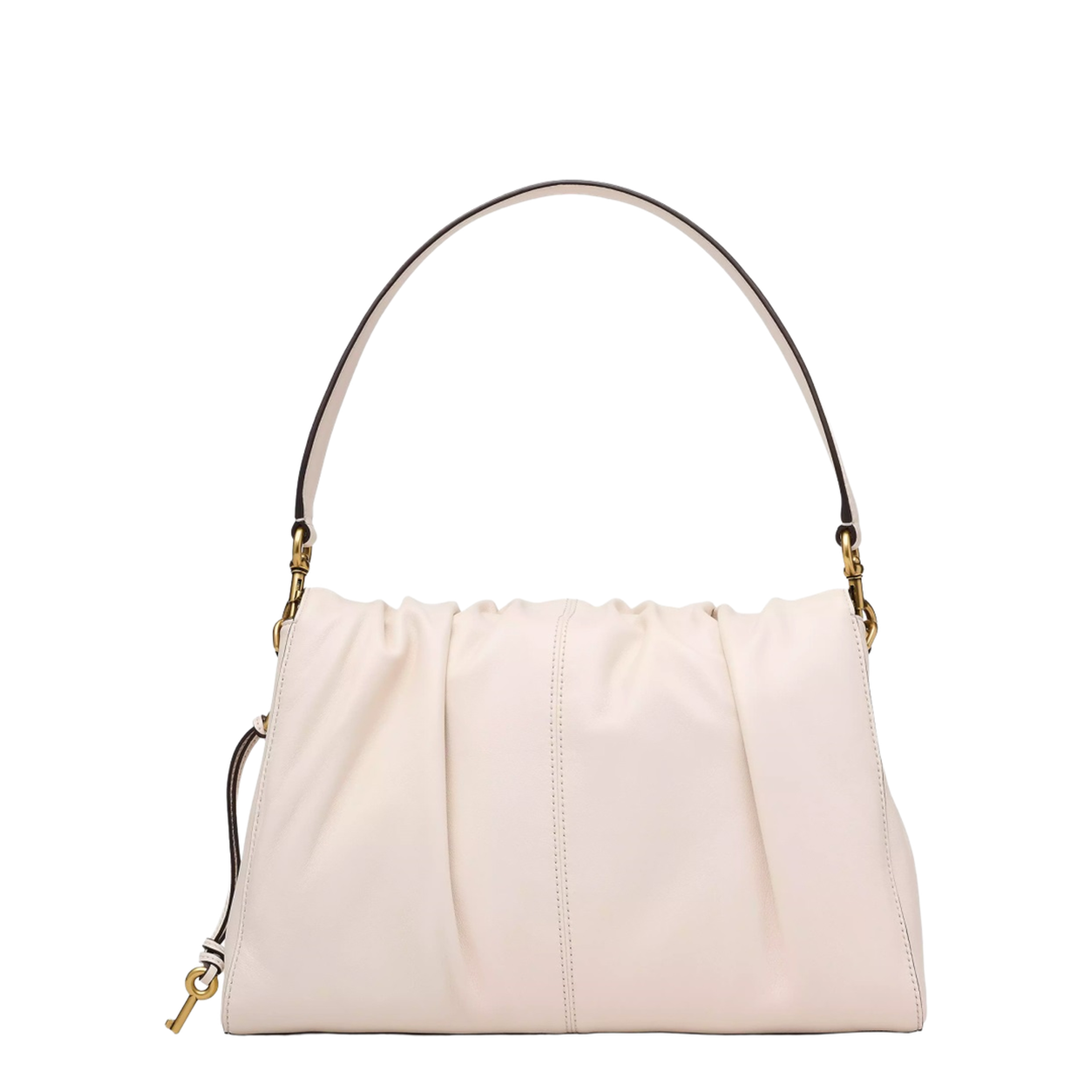 Nappa Leather Messenger Bag - Ivory - Image 2