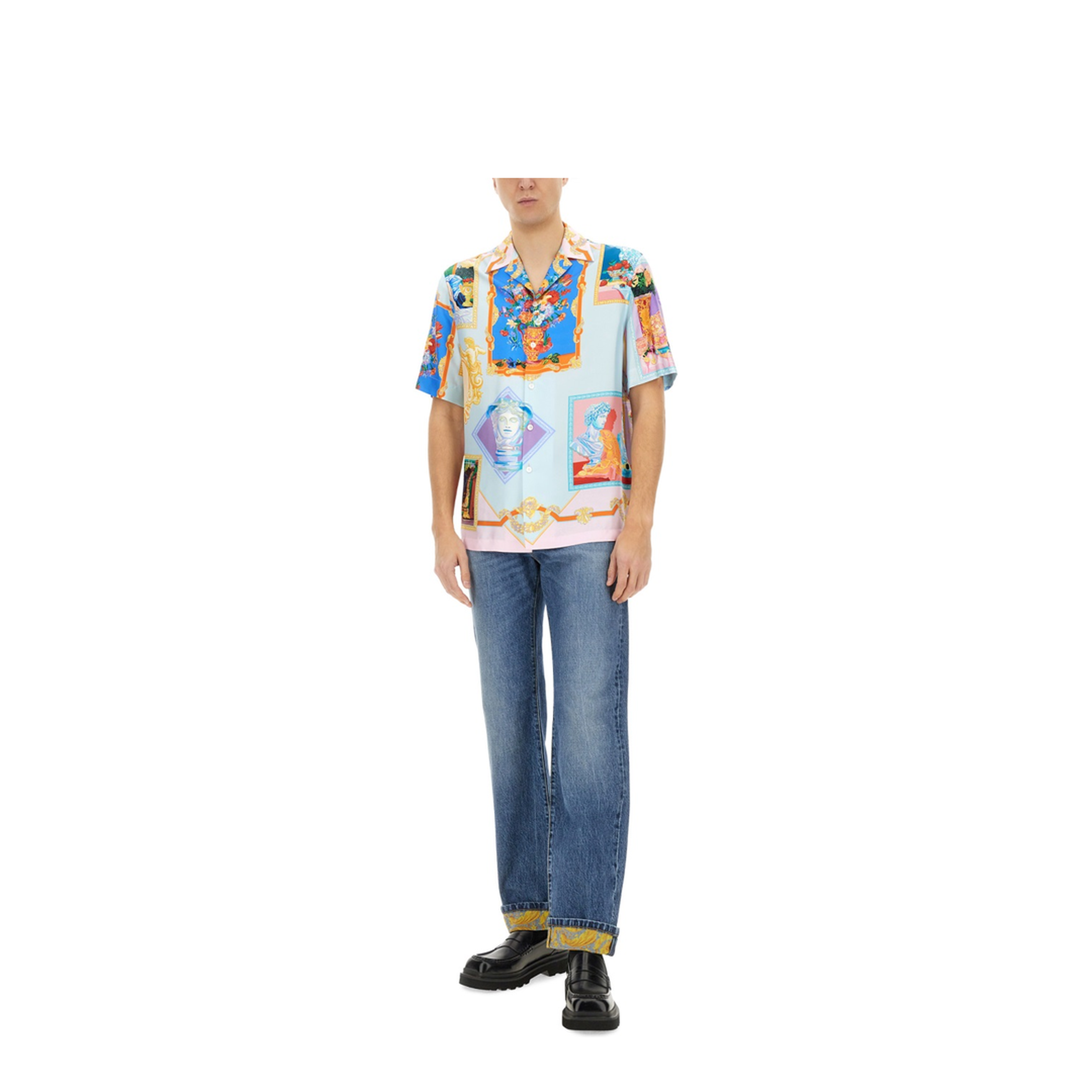 Indigo Blue Cotton Jeans - Image 2