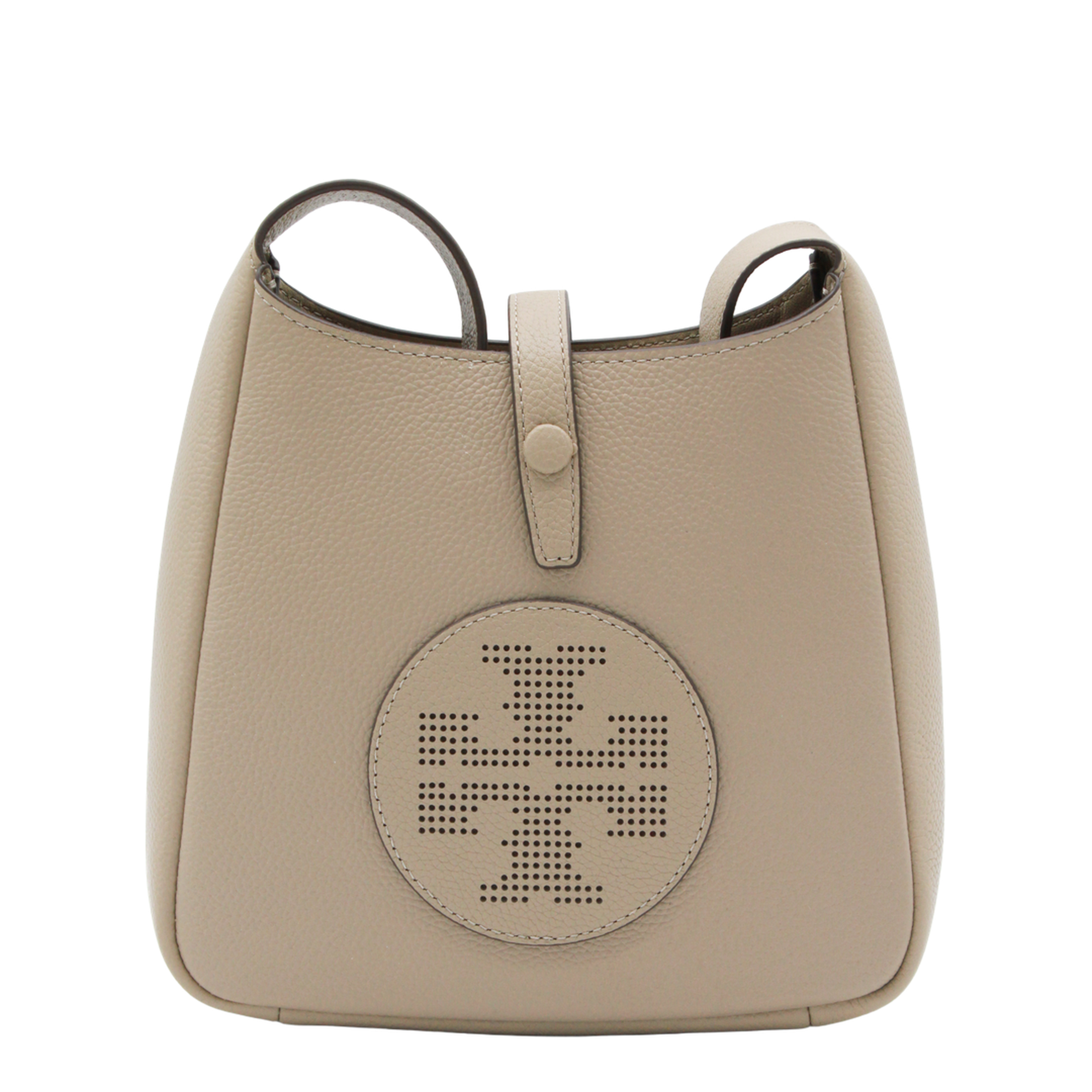 Miller Swing Medium Pebbled Leather Crossbody Bag - Soft Cement - Image 2