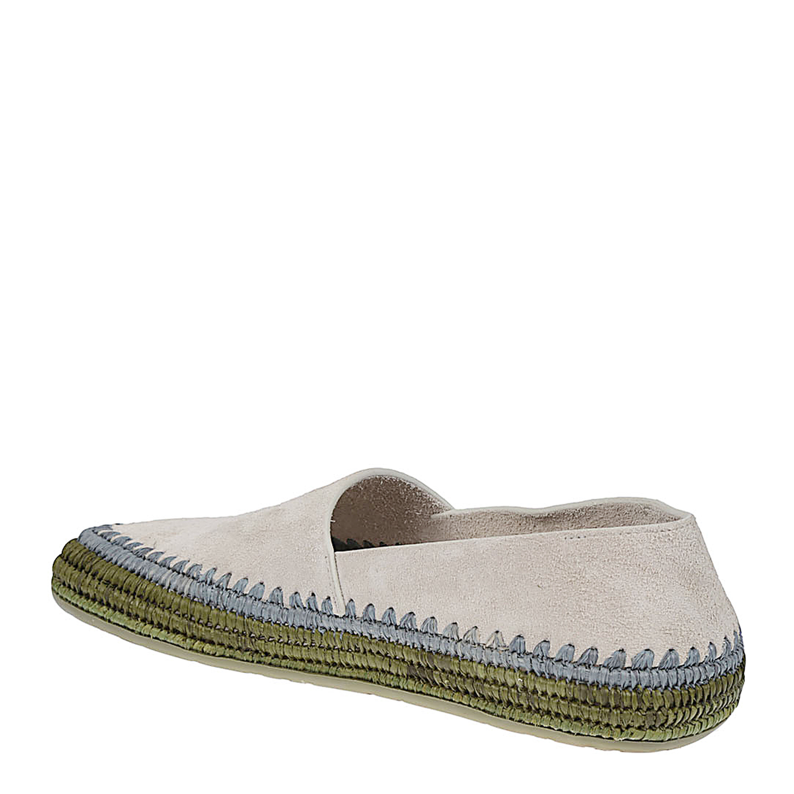 Suede Slipper with Raffia Embroidery - Image 3