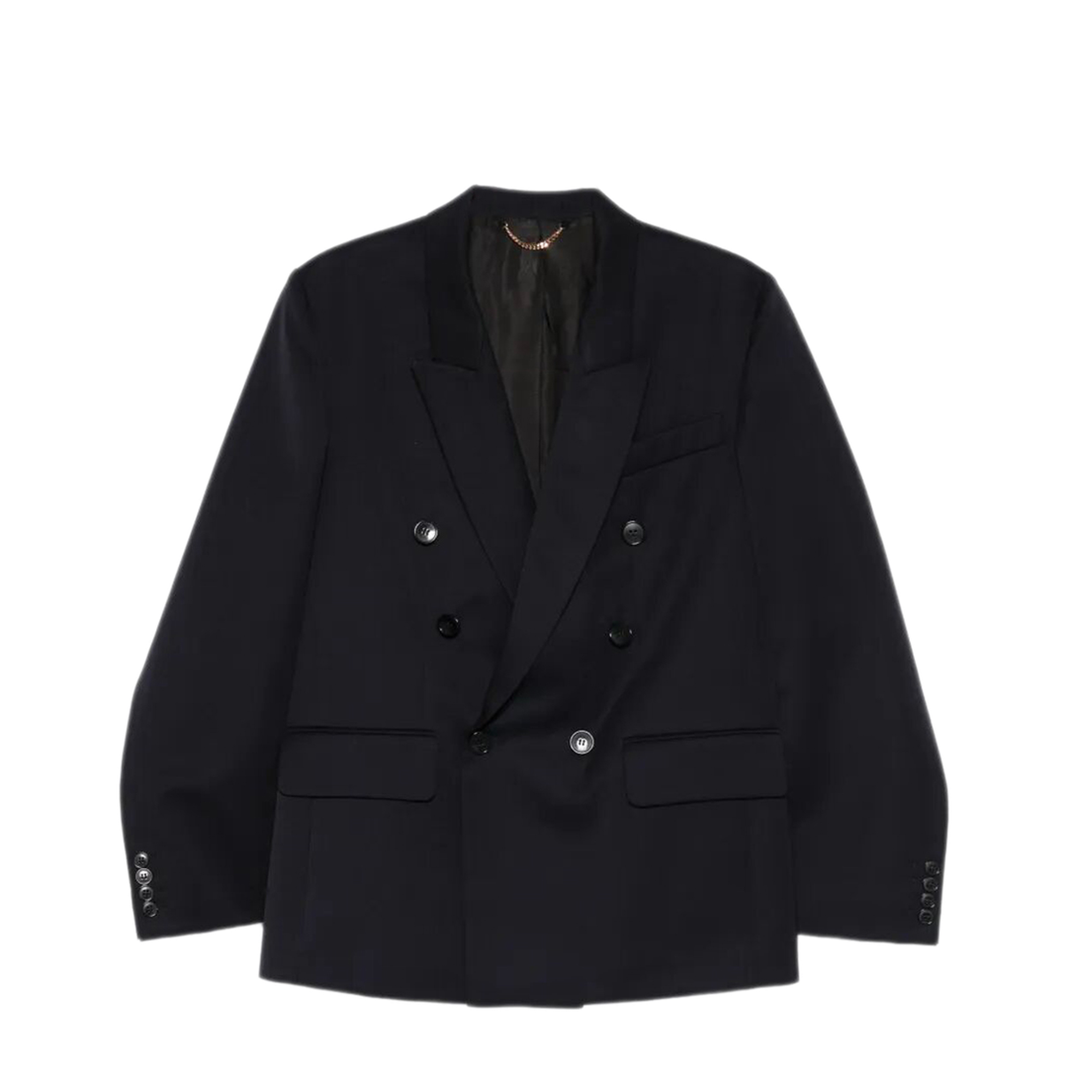 Double-Breasted Wool Tailored Jacket - Image 1
