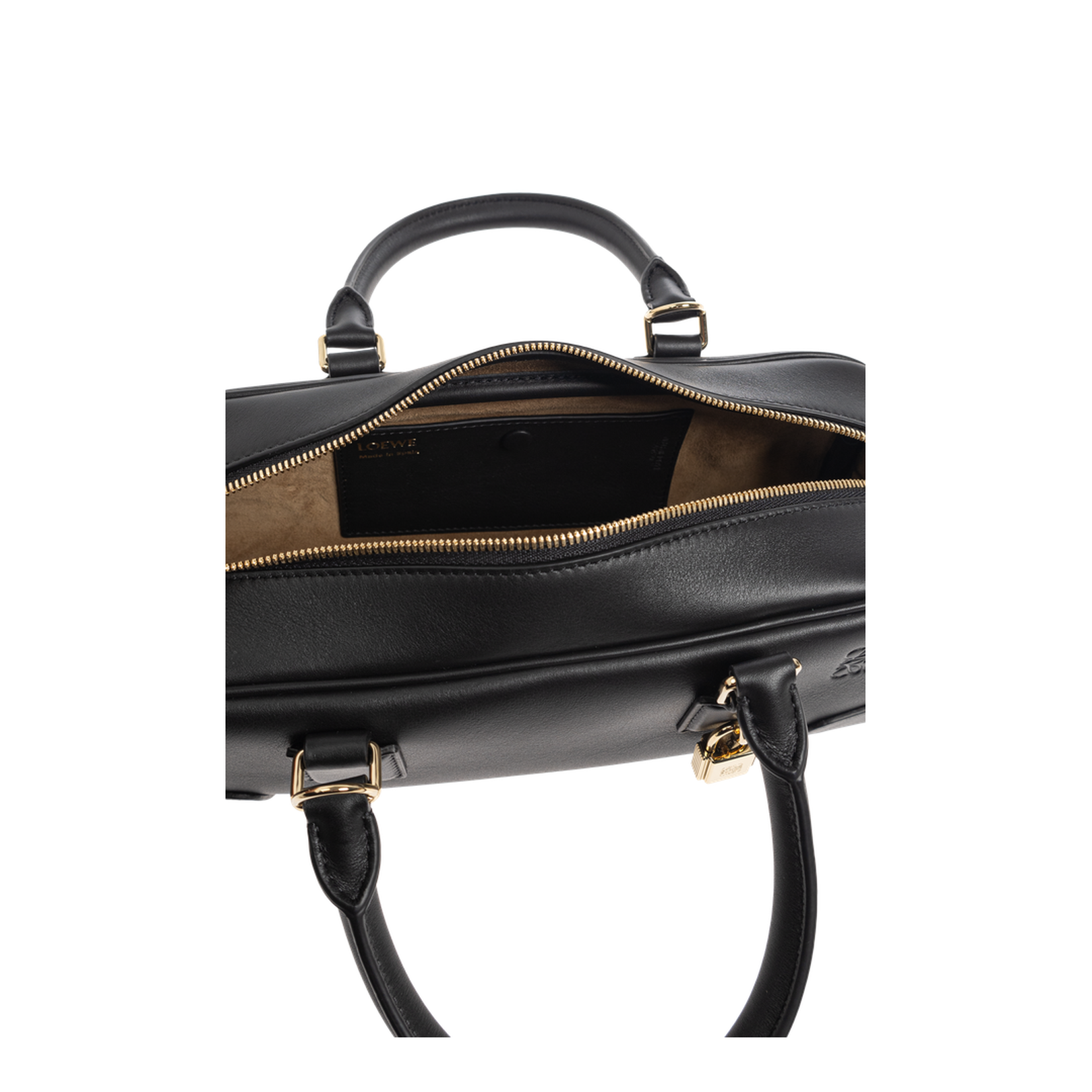 Amazona 23 Cropped Leather Shoulder Bag - Black - Image 5