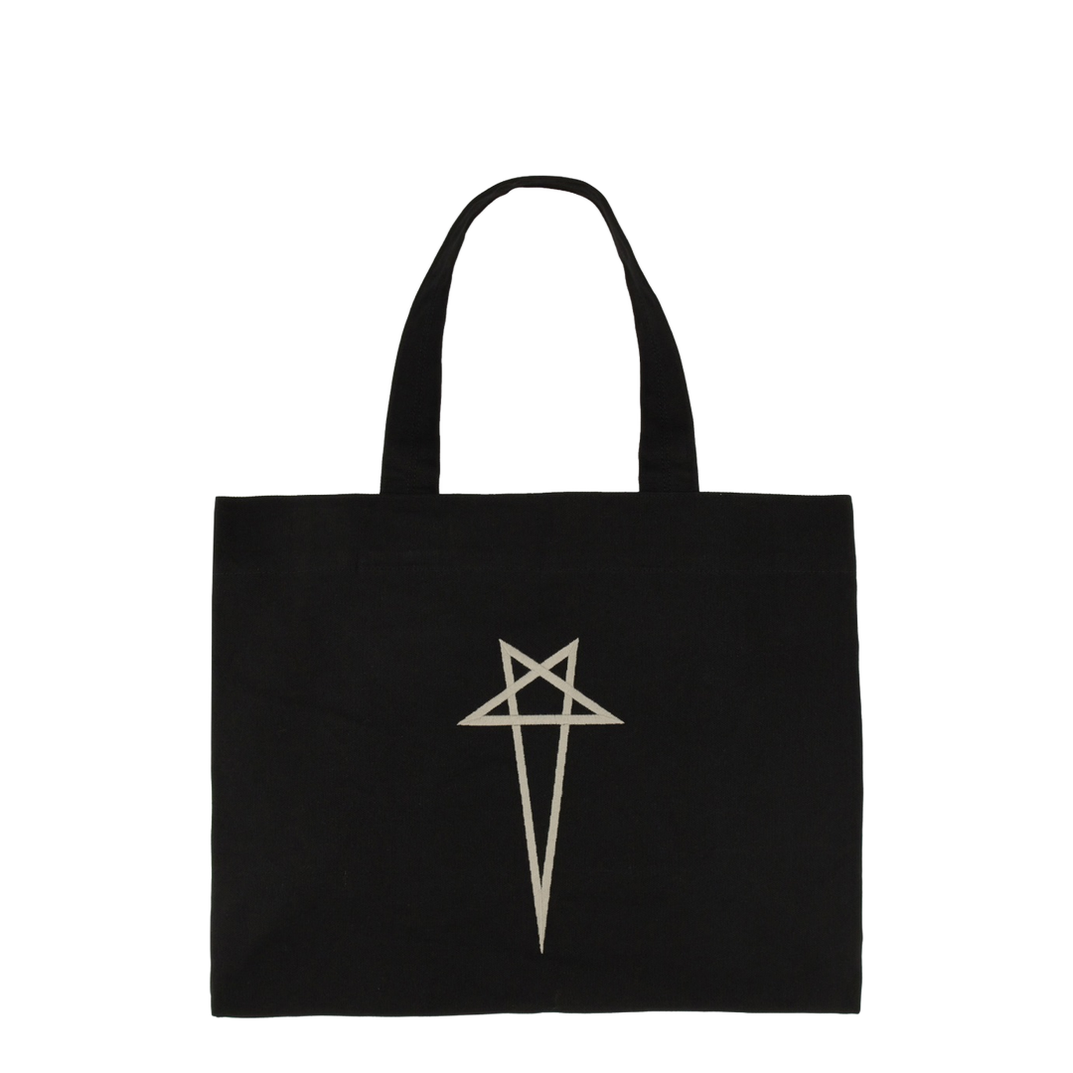 Beach Bag Canvas Tote - Black/Pearl - Image 1