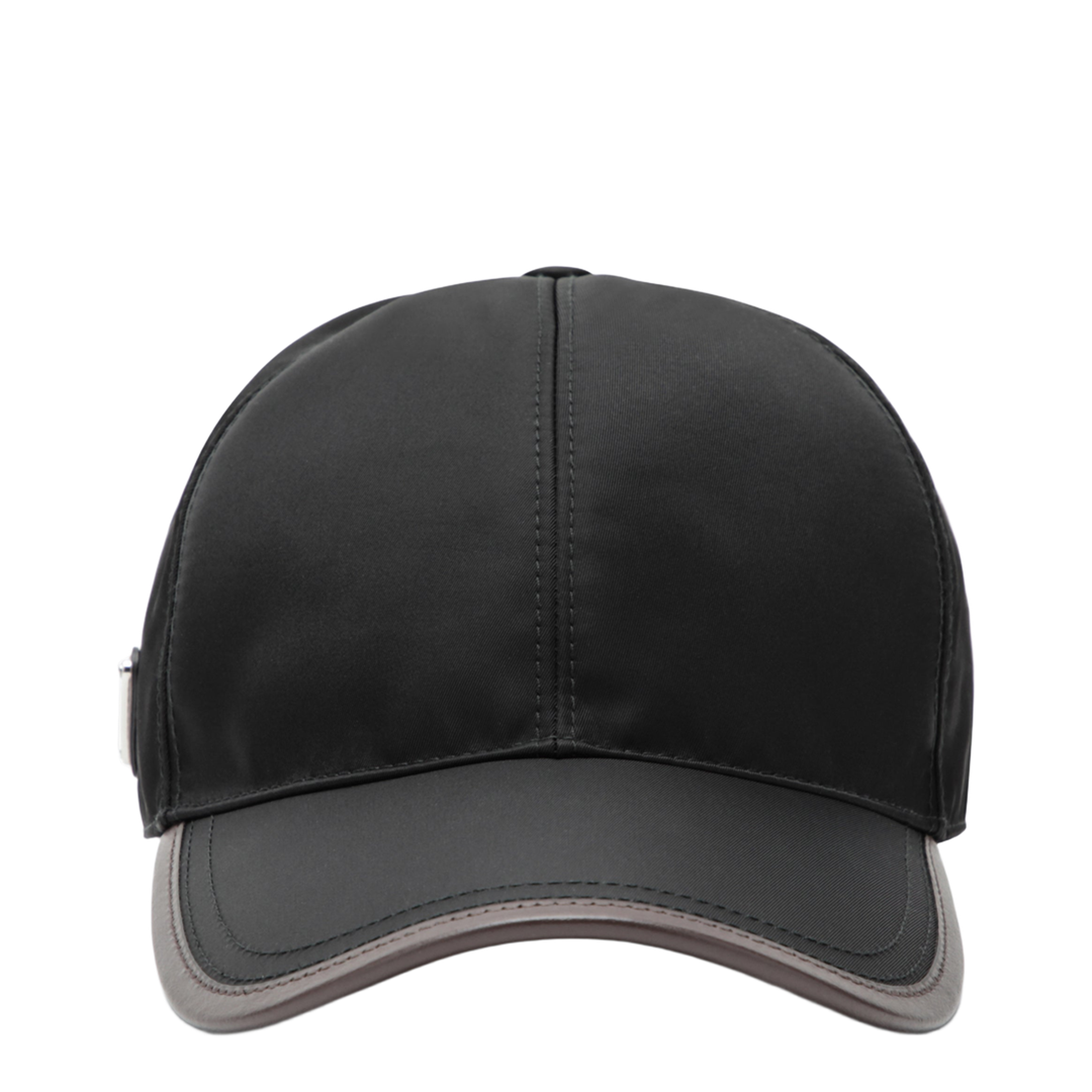 Black Re-Nylon Baseball Cap - Image 1