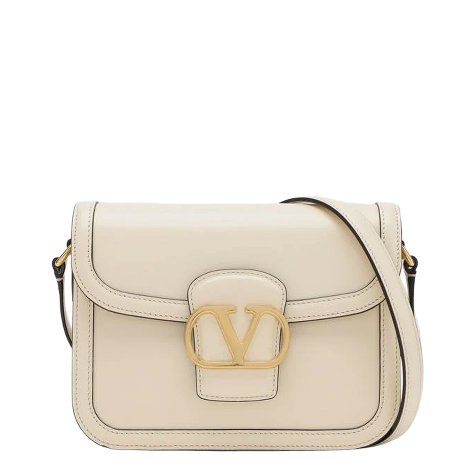 Small Handbag in Butter-Coloured Leather - Image 1