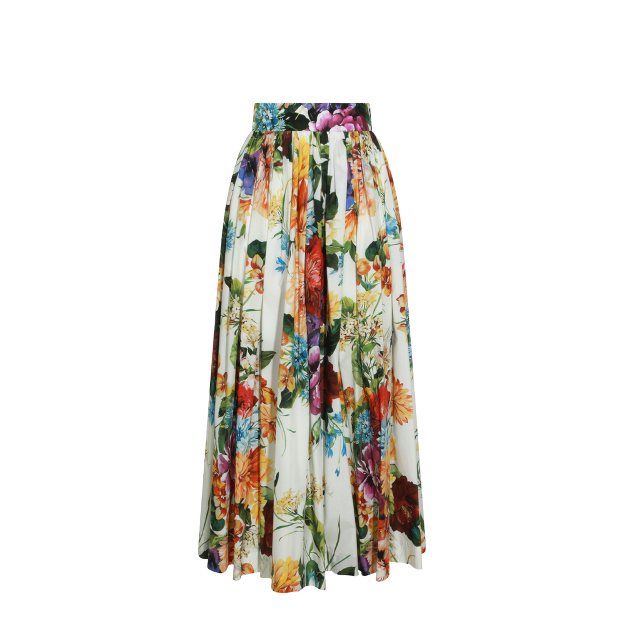 Flower Bouquet Print Skirt - Image 1