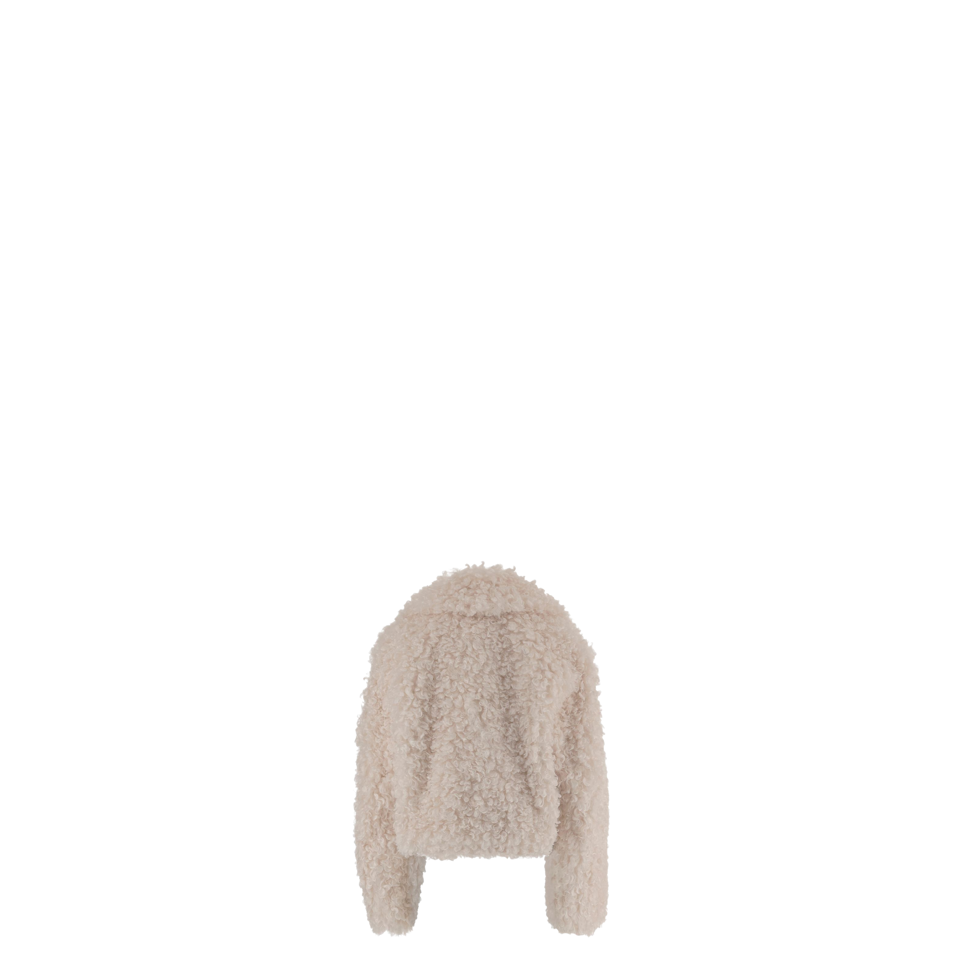 White Wool Coat - Image 2