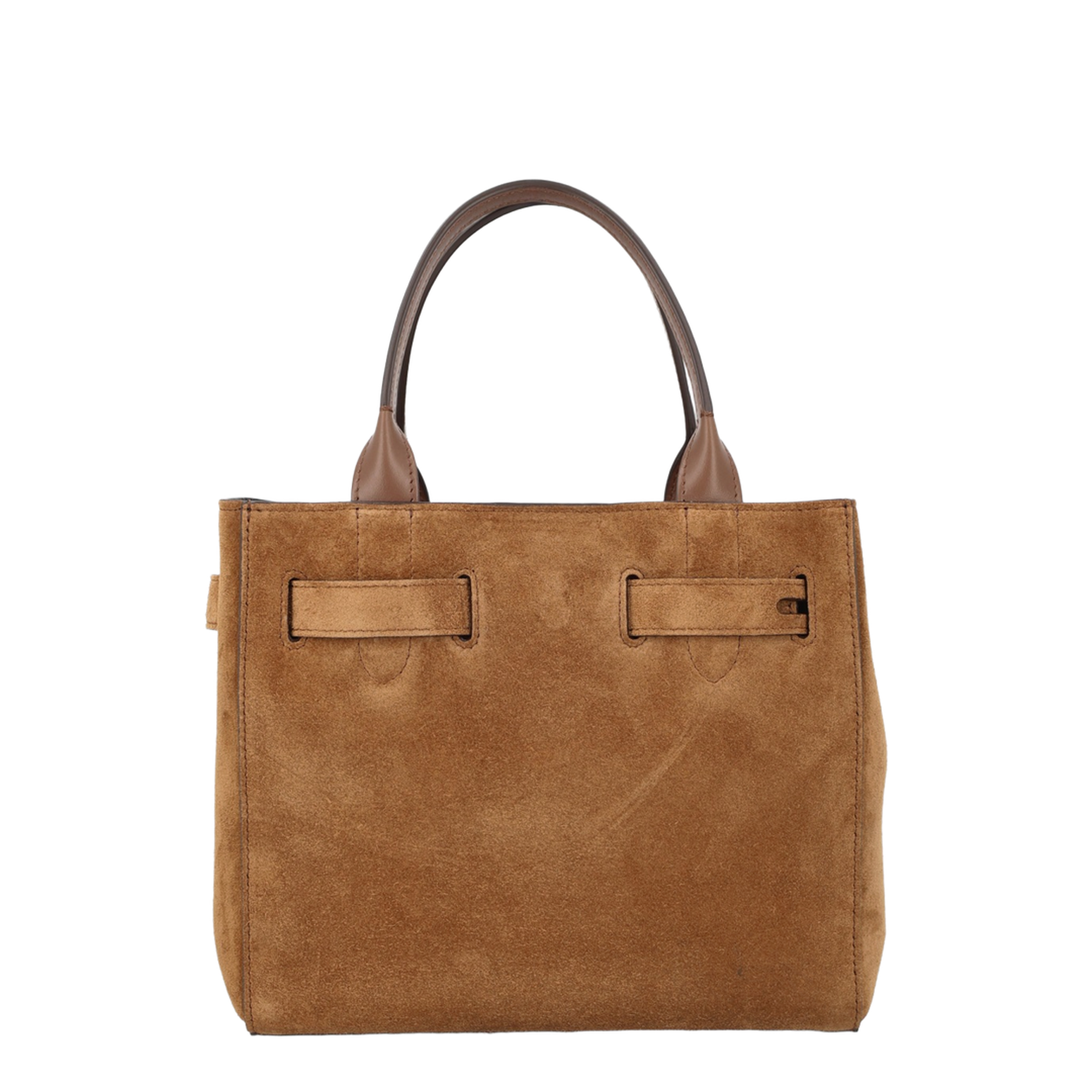 Small Calfskin Handbag - Brown - Image 3