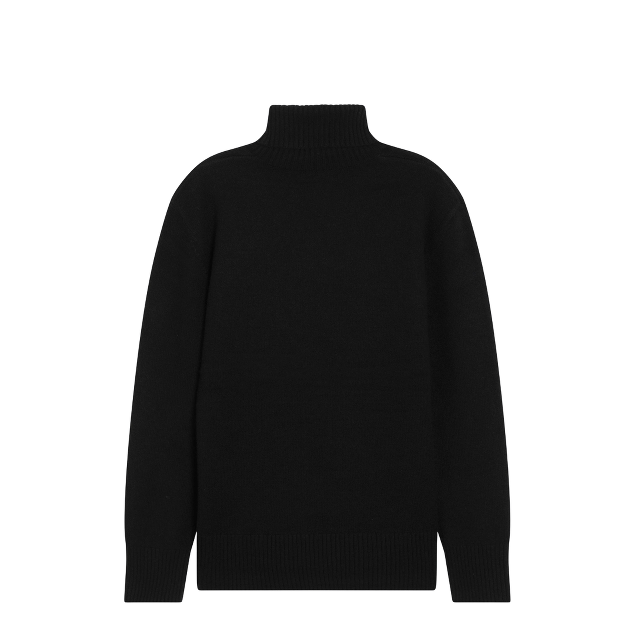 Black Cashmere Turtleneck - Image 2