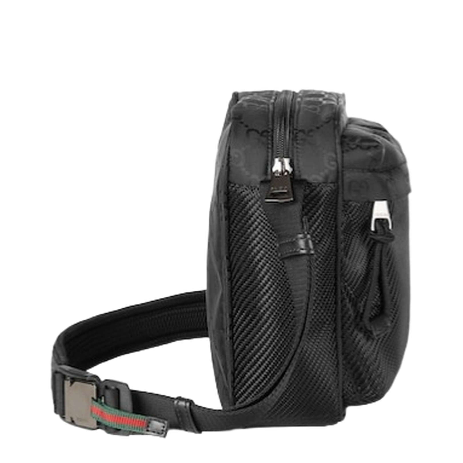 Nexus Small Crossbody Bag in Black GG Nylon - Image 3
