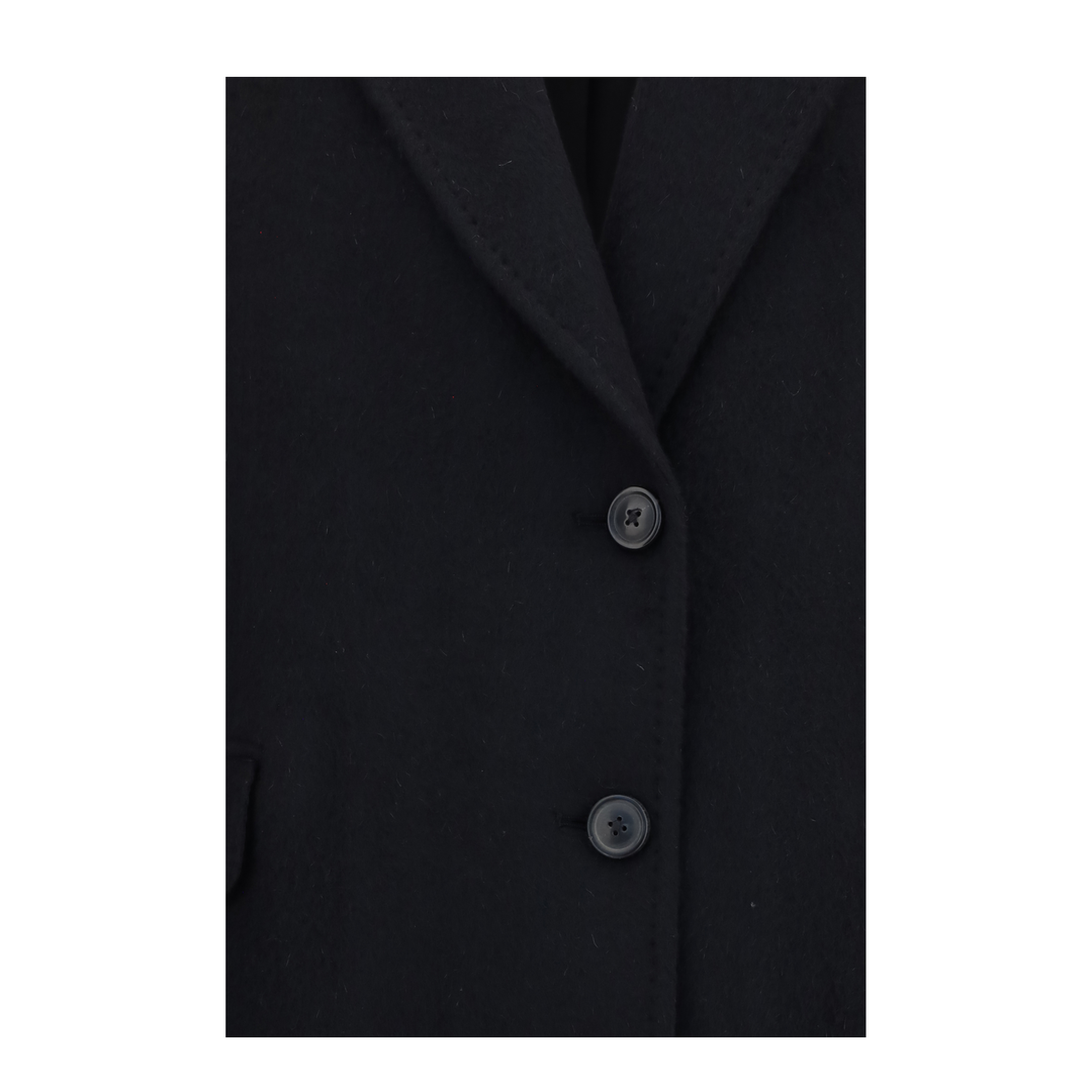 Manta Coat in Mohair and Wool Blend - Image 3
