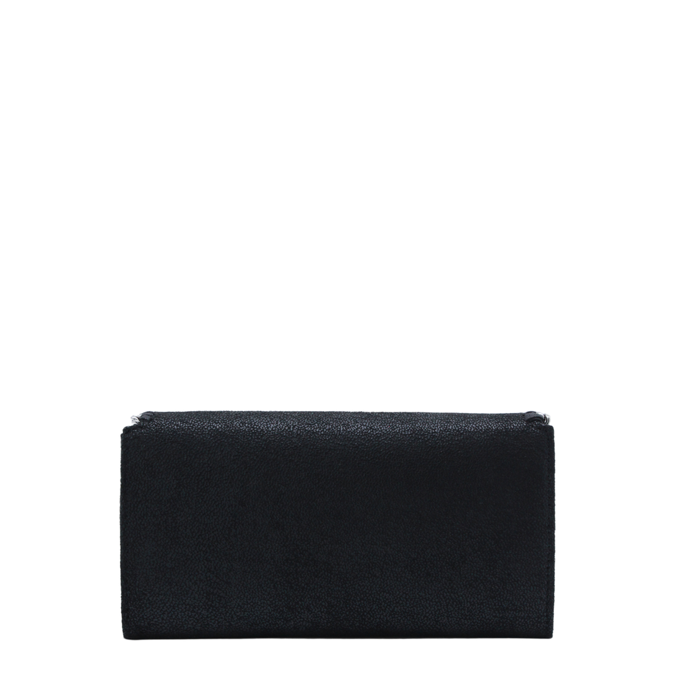 Falabella Matte Shaggy Deer Wallet-On-Chain Crossbody - Black - Image 6