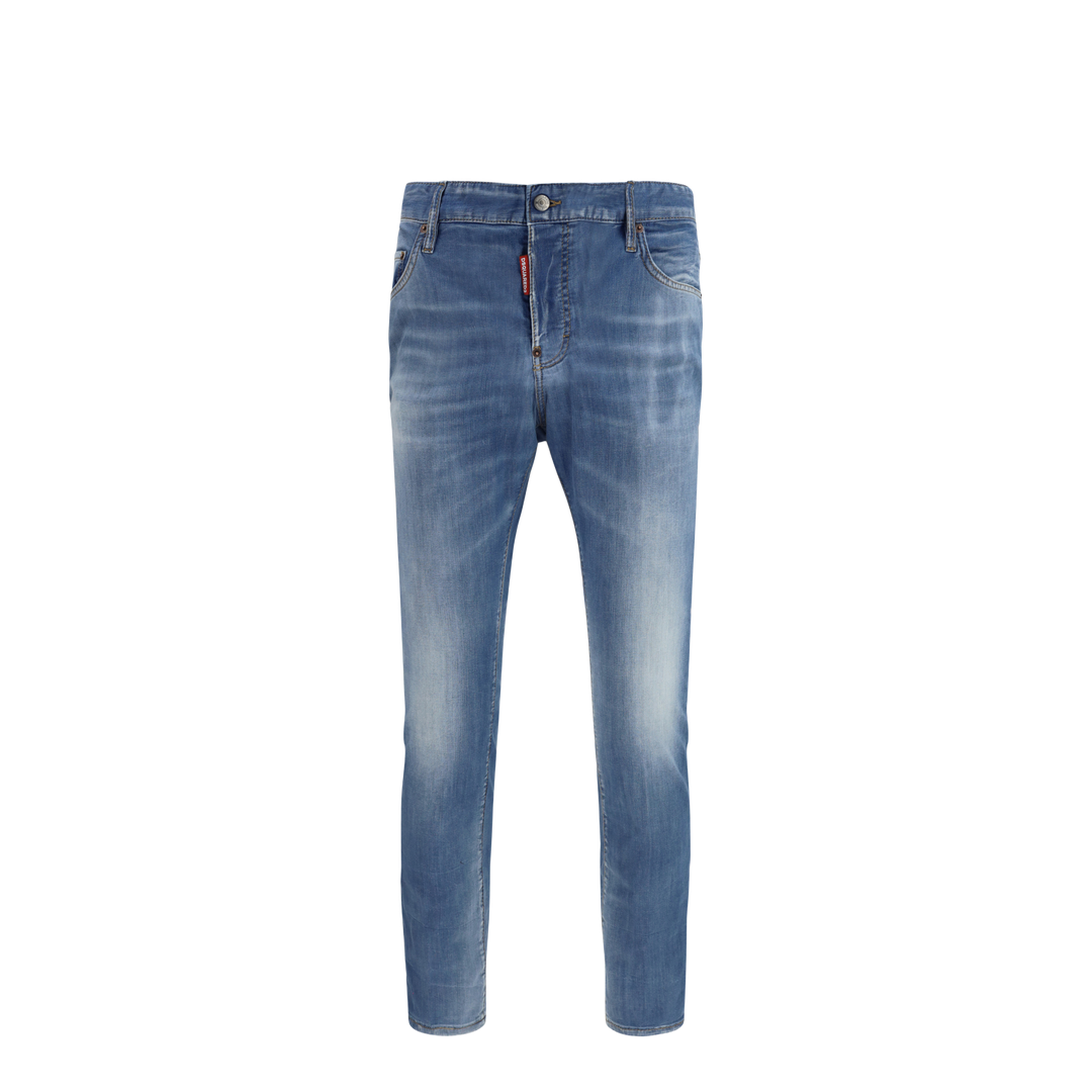 Cotton Jeans With Logo Application - Image 1
