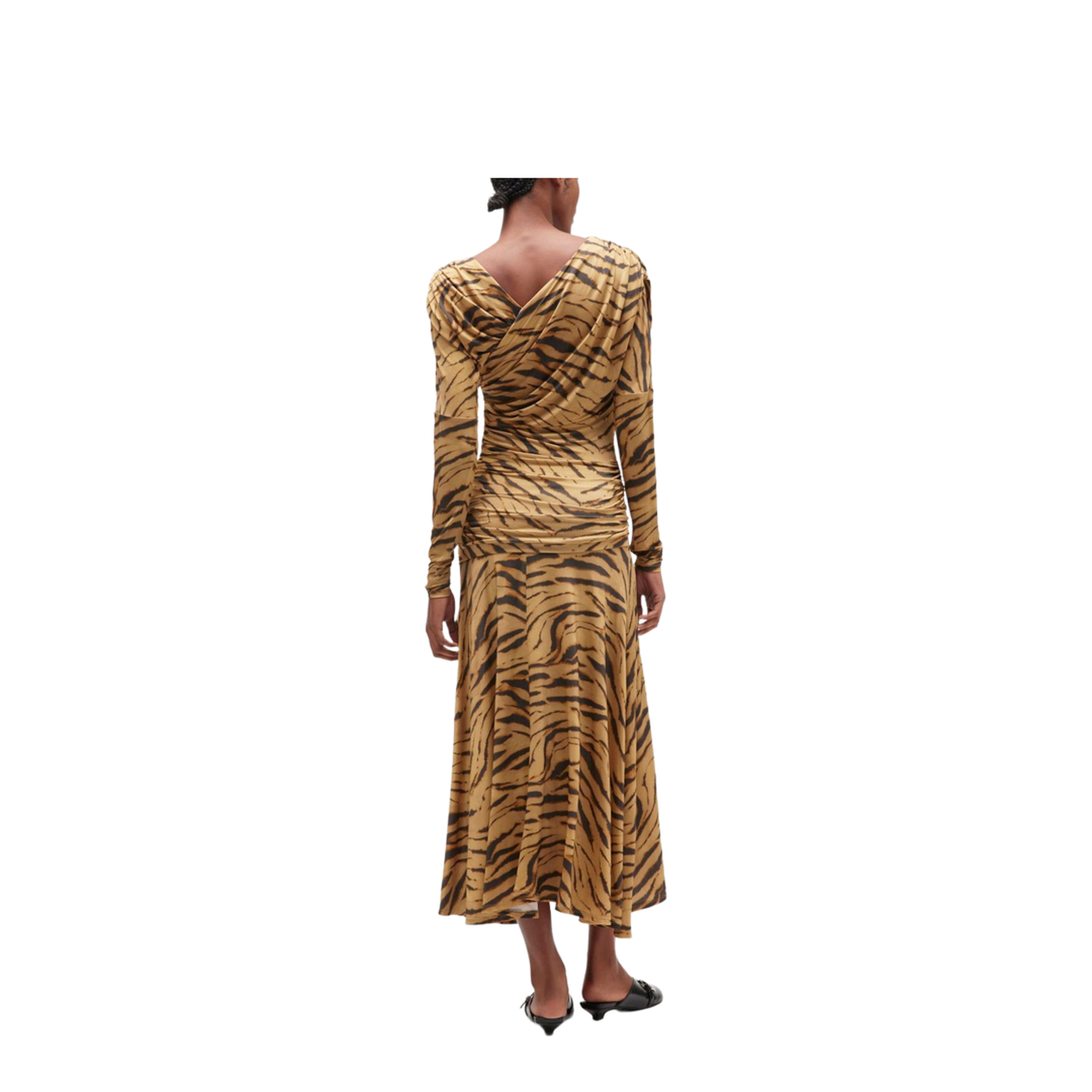 Long Dress with Zebra Print - Image 4