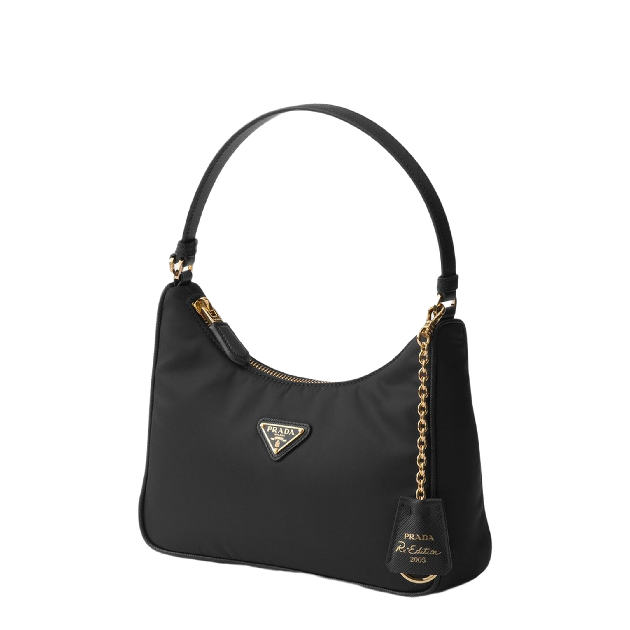 Re-Edition 2005 Mini Re-Nylon and Saffiano Handbags - Black - Image 5