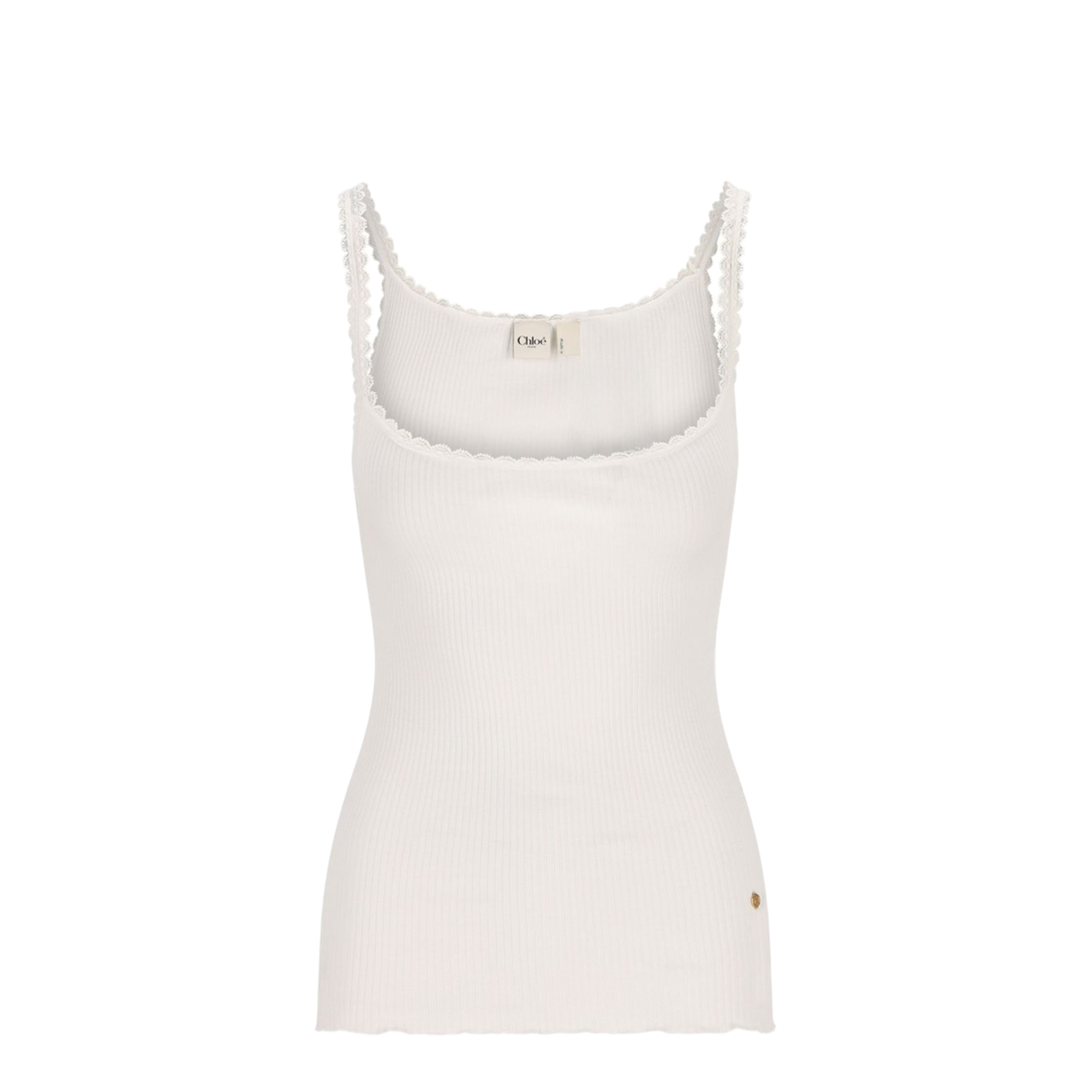 Scallop-Trim Tank Top - Image 1