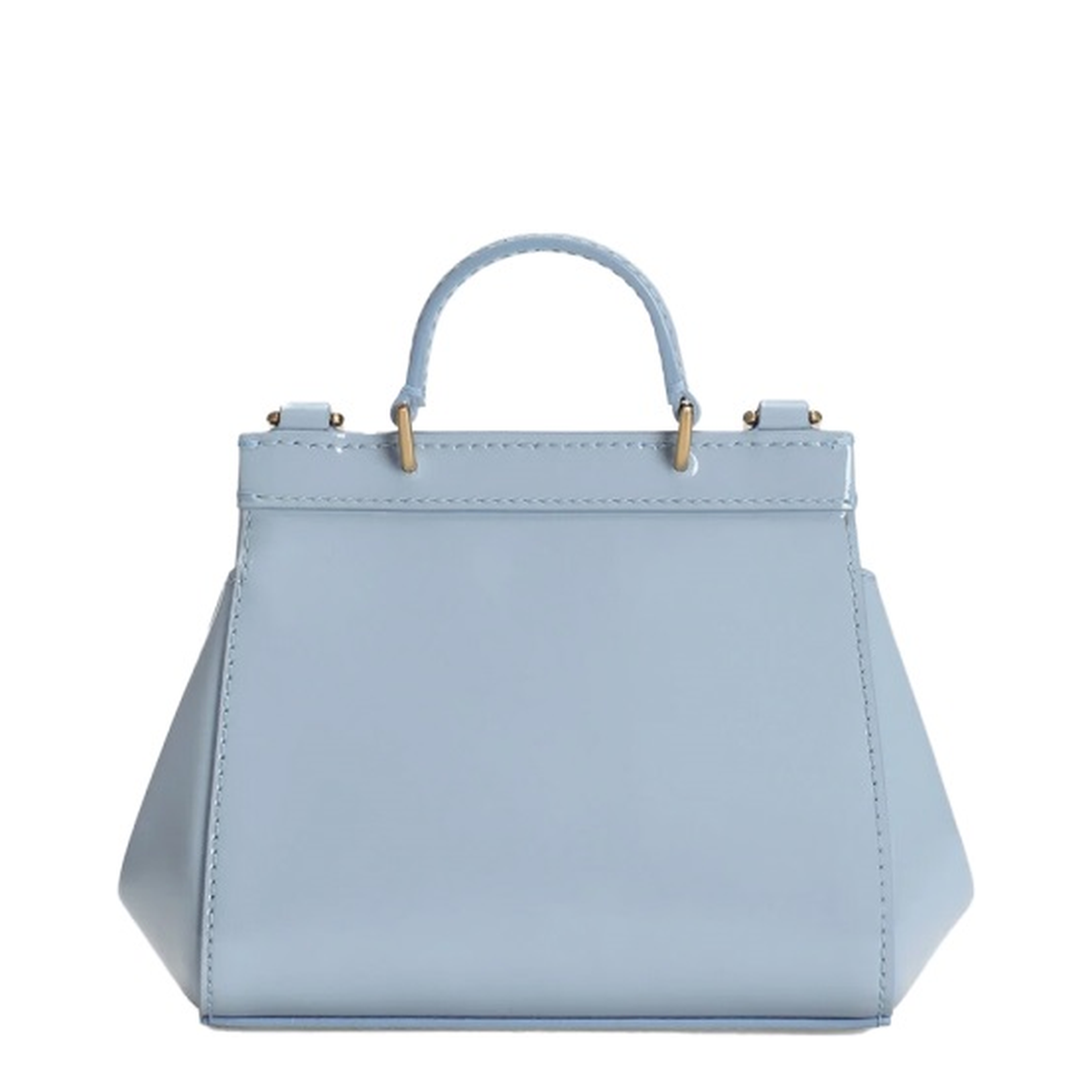 Sicily Kids Calfskin Top-Handle Bag - Azure - Image 3