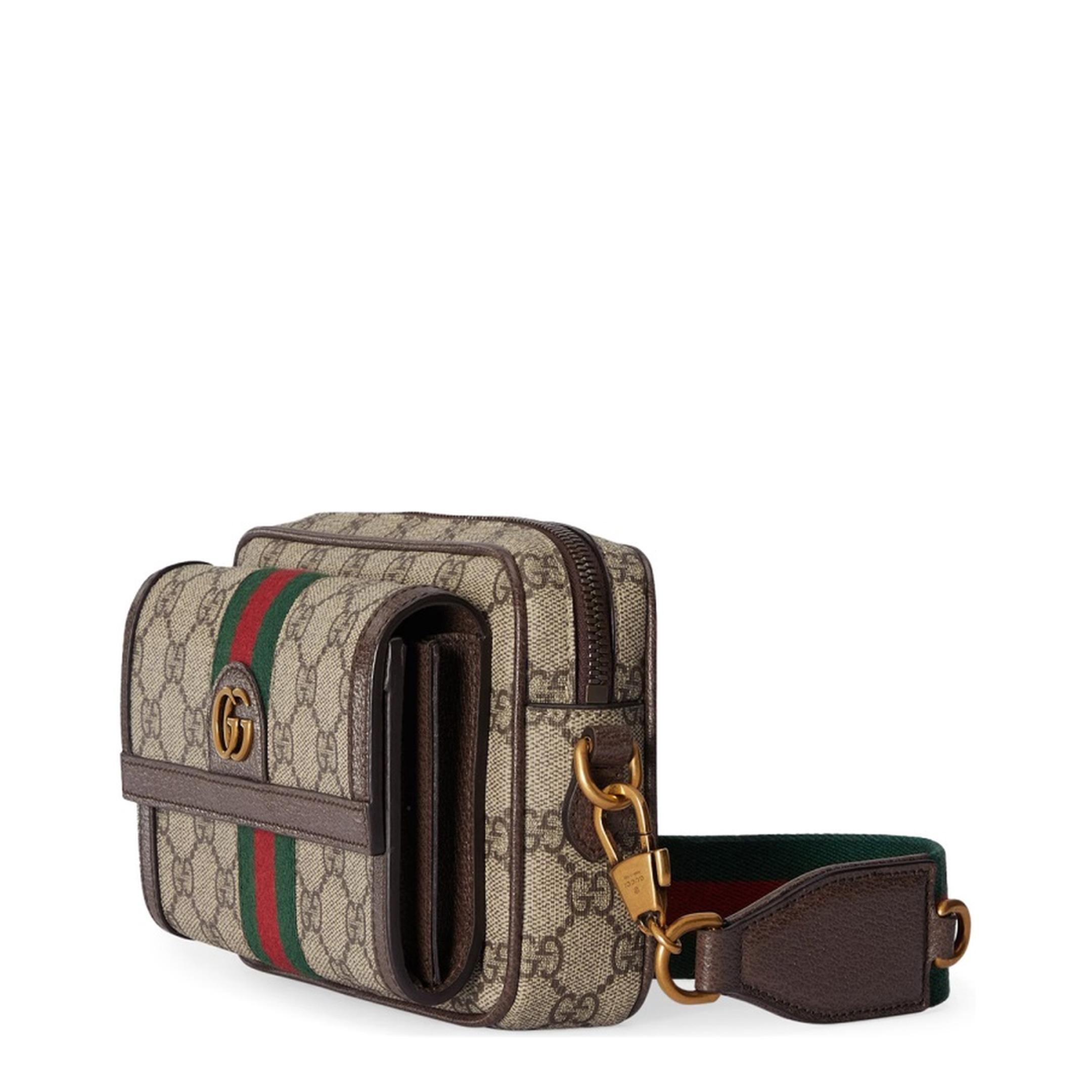 Ophidia Mini Canvas Bag - Beige - Image 6